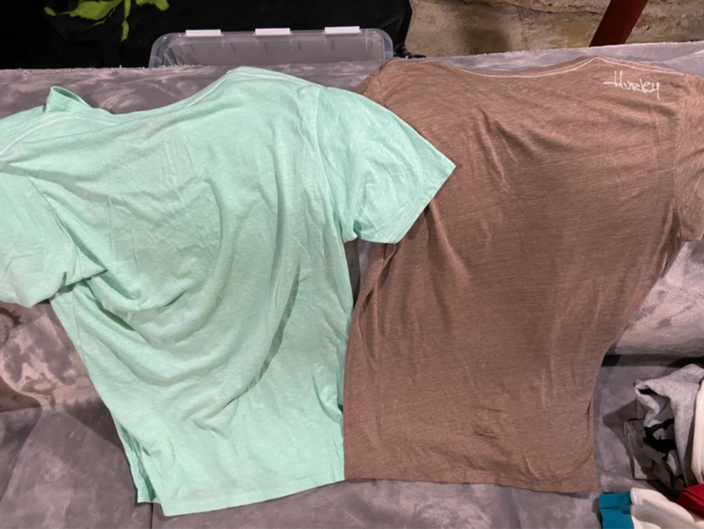 Hurley Premium Fit T-Shirts (2) - Mint & Brown - photo 2