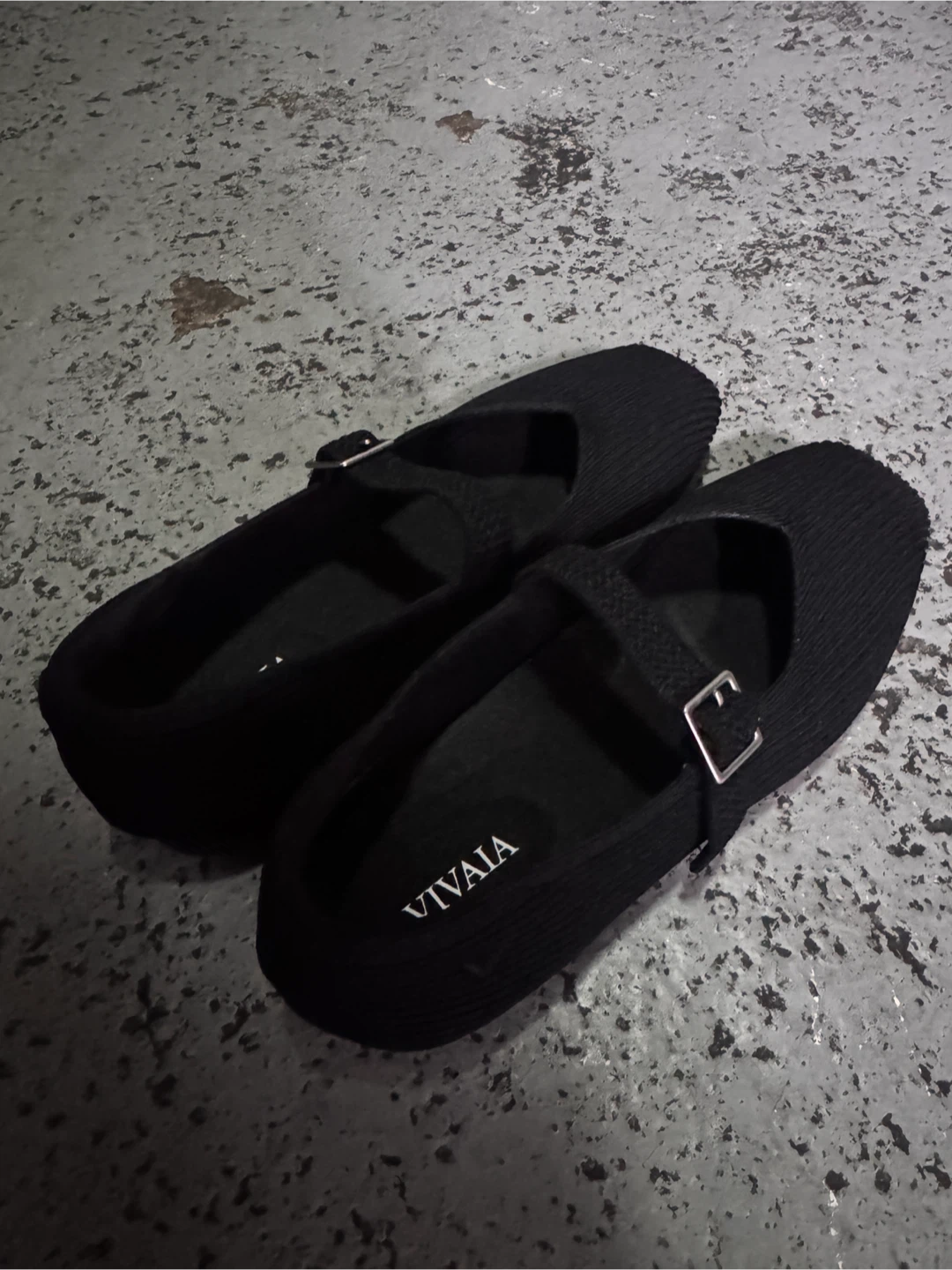 VIVAIA Black Square-Toe Mary Janes Flats - photo 2