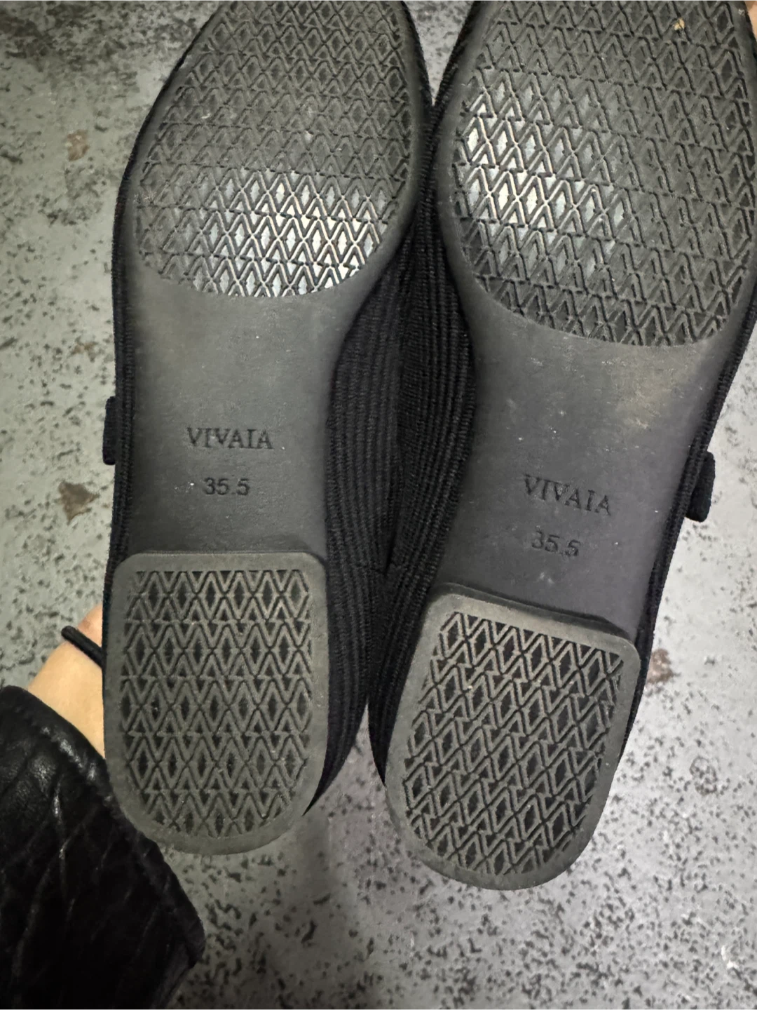 VIVAIA Black Square-Toe Mary Janes Flats - photo 3
