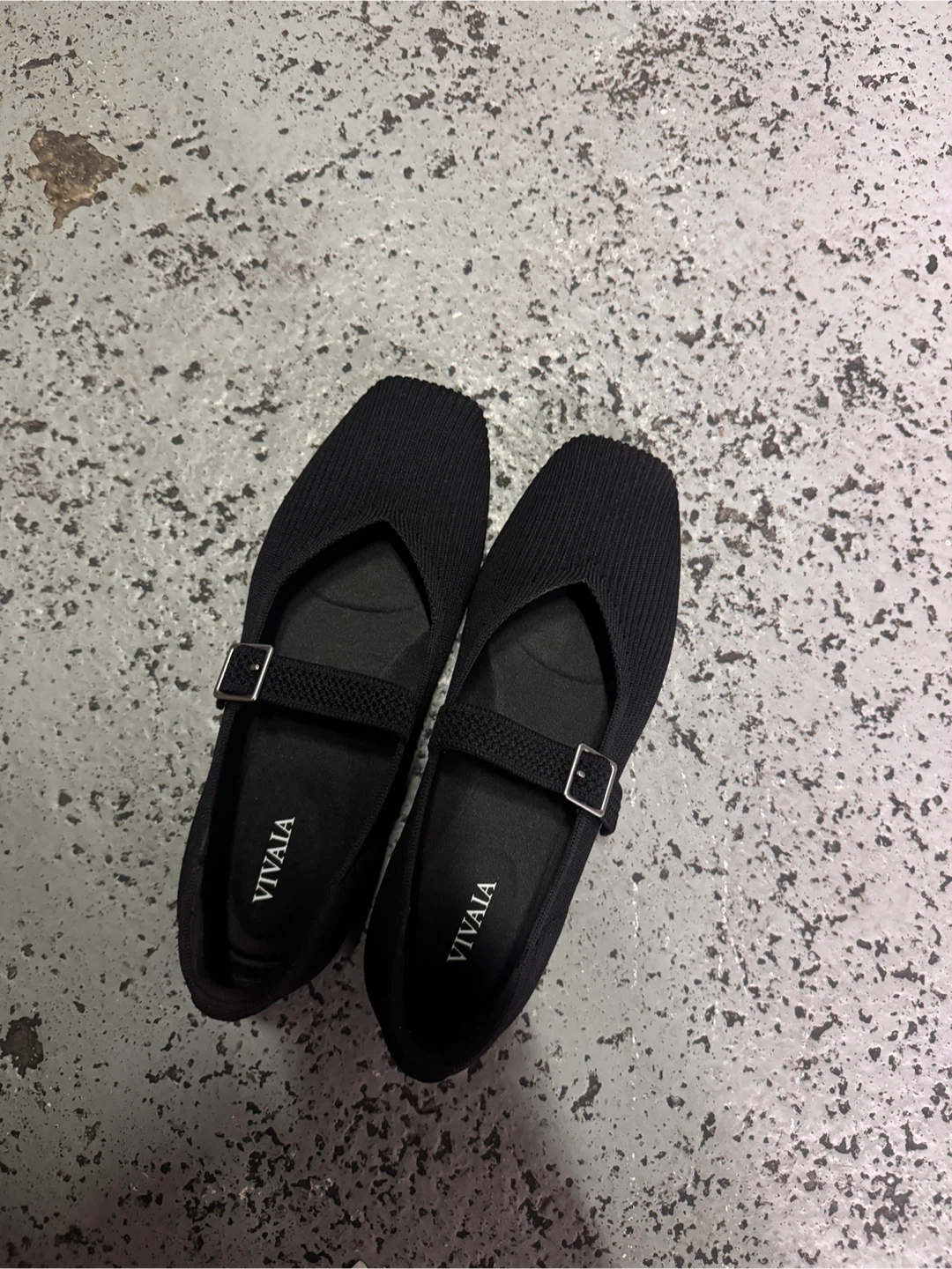 VIVAIA Black Square-Toe Mary Janes Flats - photo 4