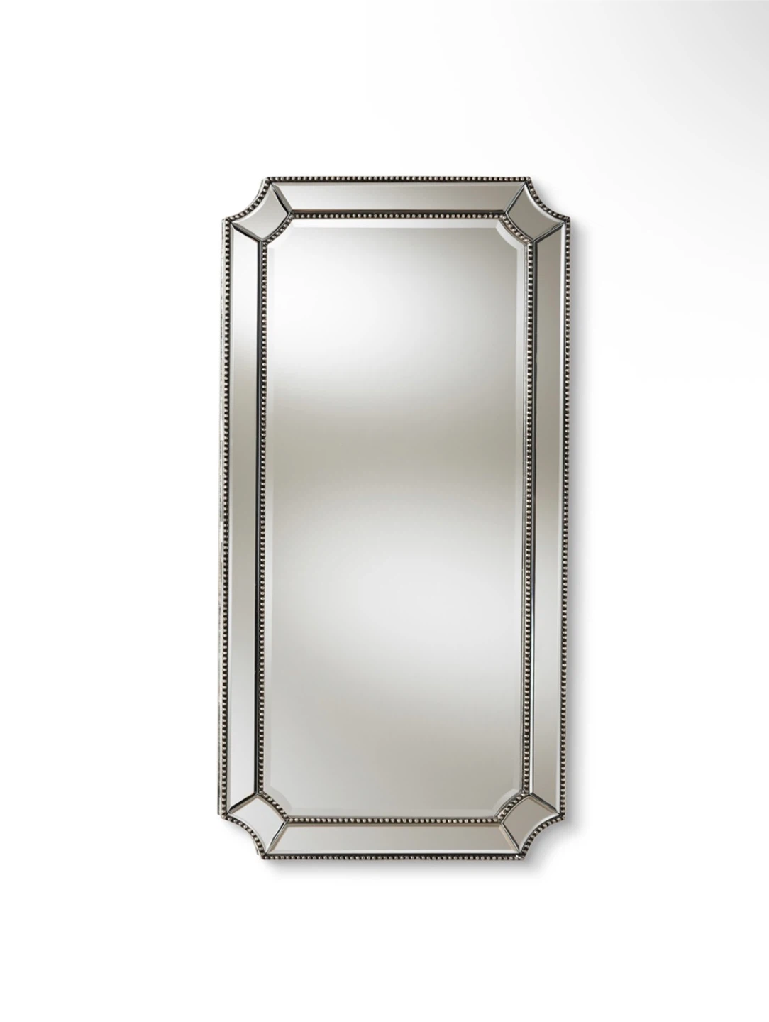 New Gorgeous Art Deco Accent Mirror - Antique Silver Finish - photo 3