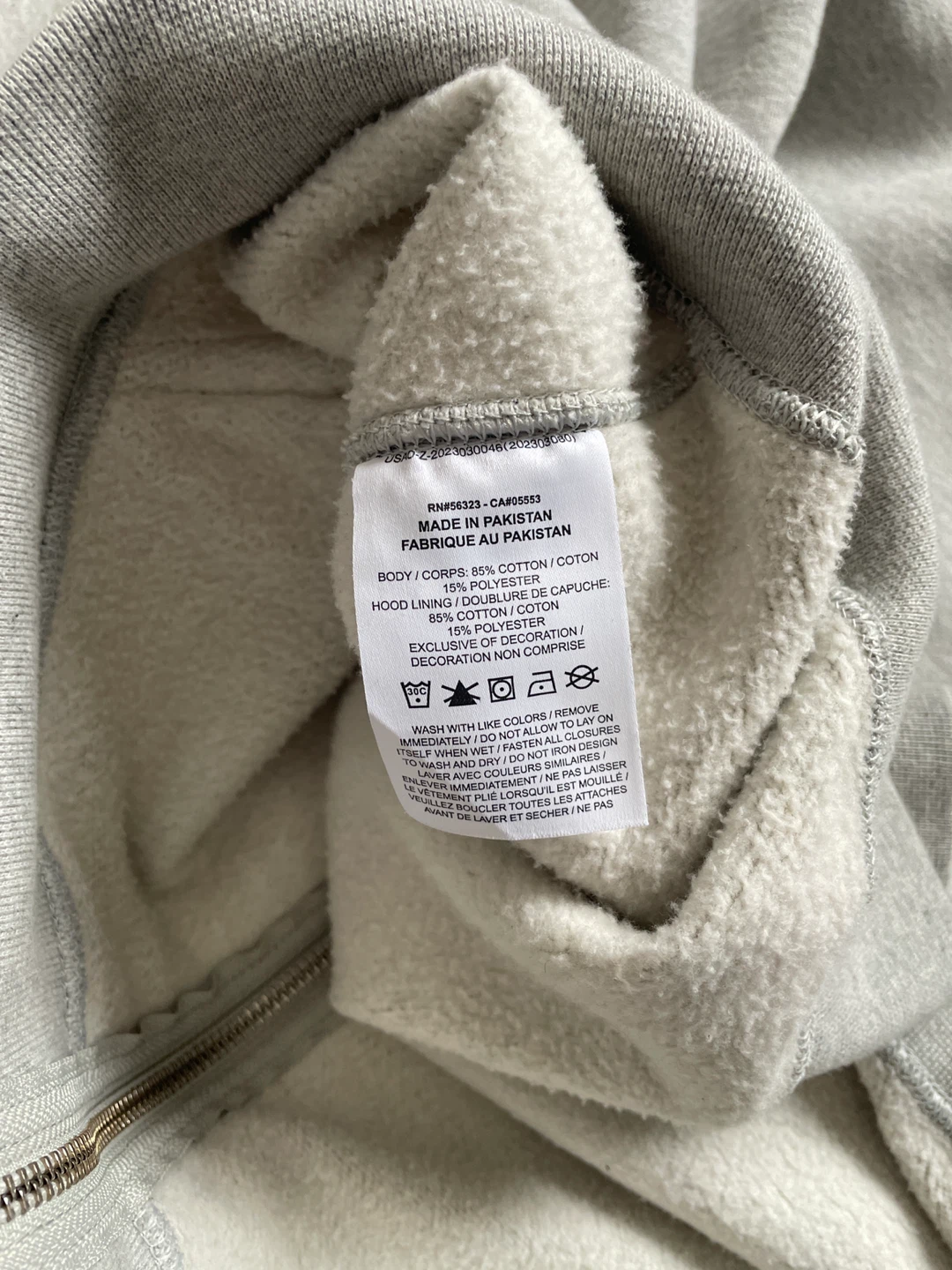 Nike x Stussy Grey Zip-Up Hoodie - photo 5