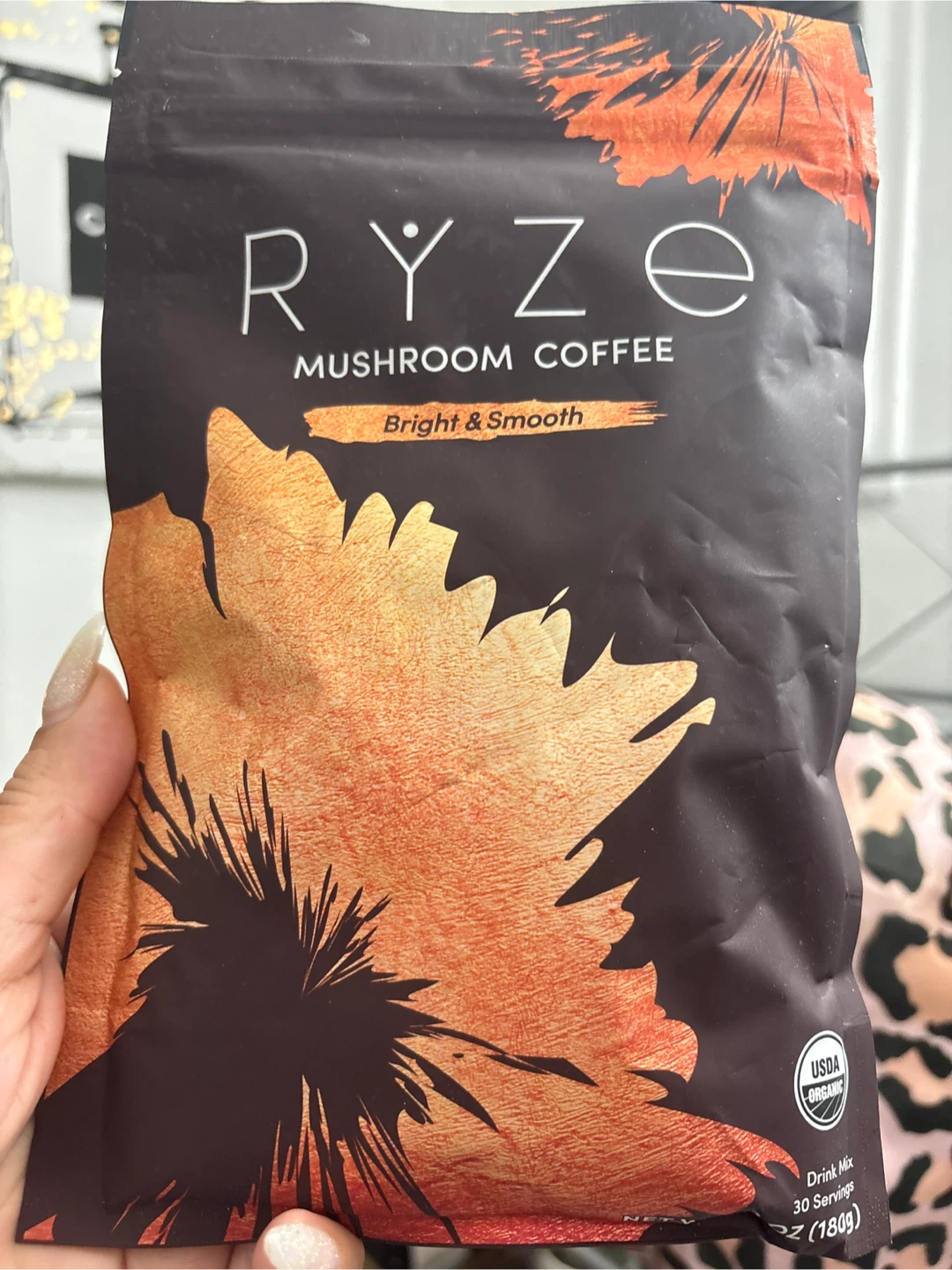 RYZE Mushroom Coffee Blend - Bright & Smooth, 30 Servings