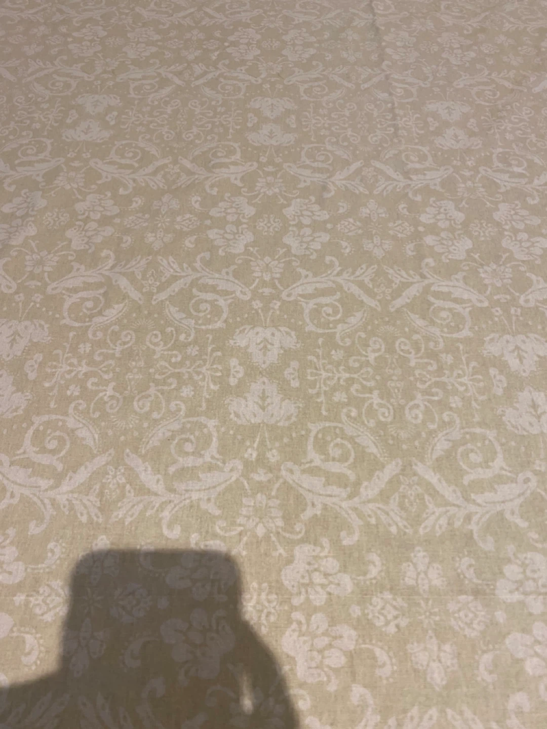 Ashuley Cream Floral Pattern cotton Tablecloth - photo 2