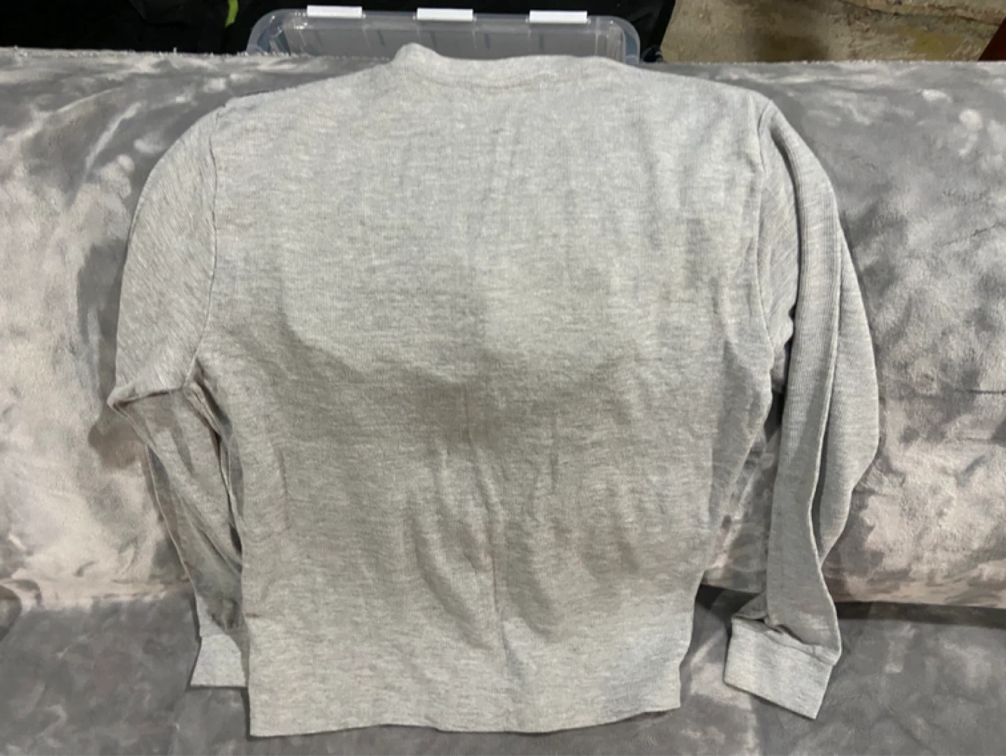 South Pole Grey Long Sleeve Shirt with Camo and Patch - photo 2