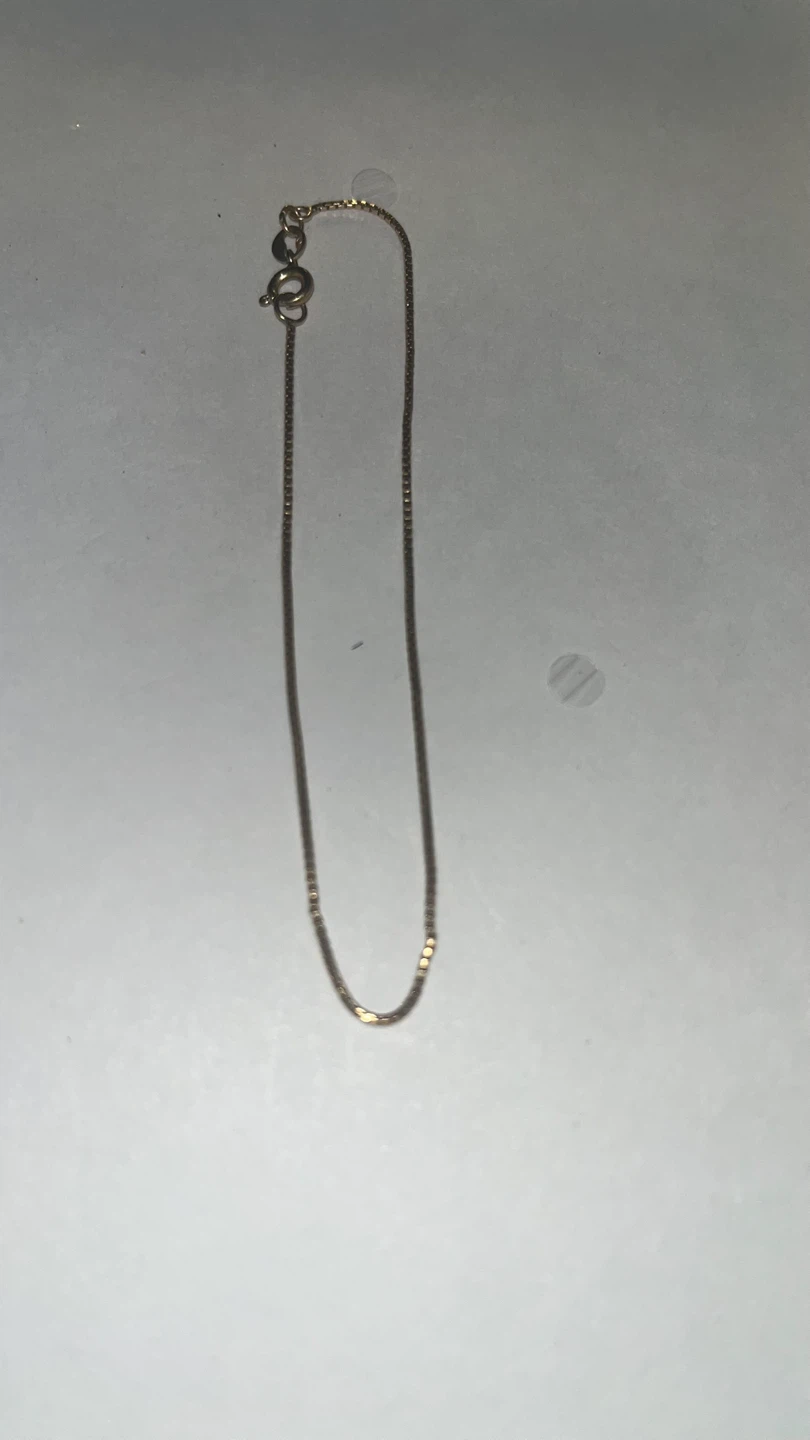 Gold Box Chain bracelet