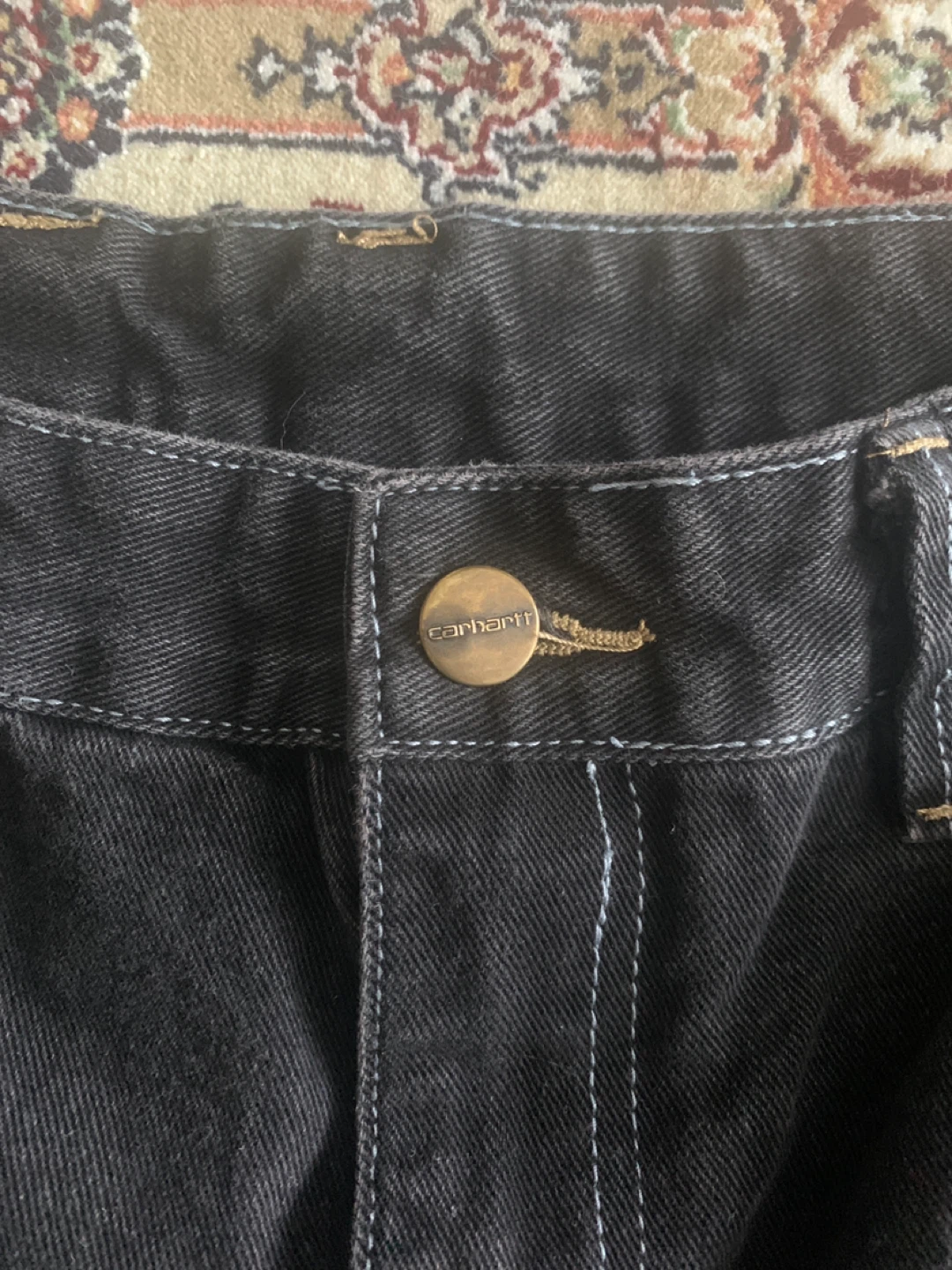 Carhartt Black Denim Shorts - Replica - photo 4