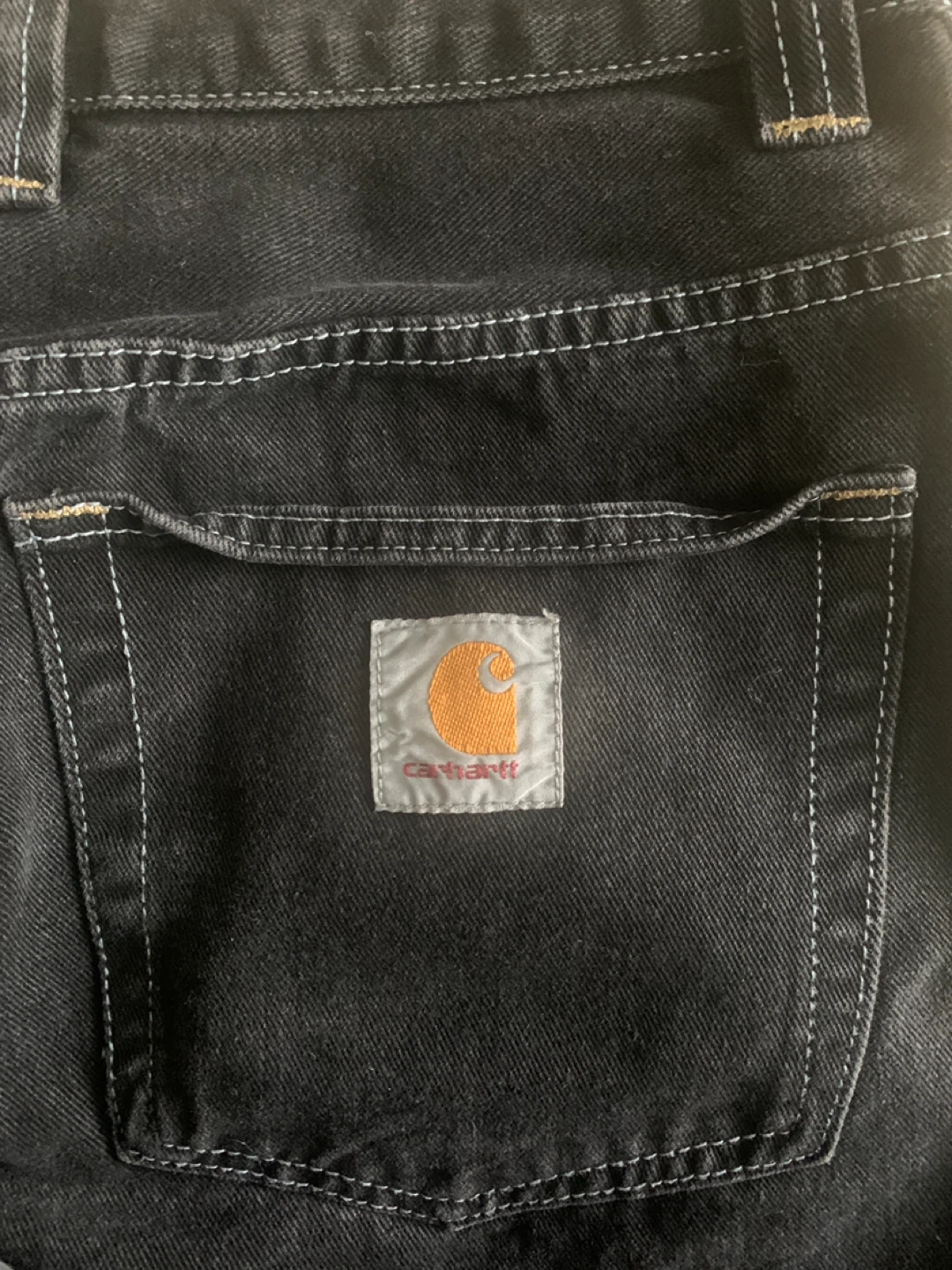 Carhartt Black Denim Shorts - Replica - photo 3