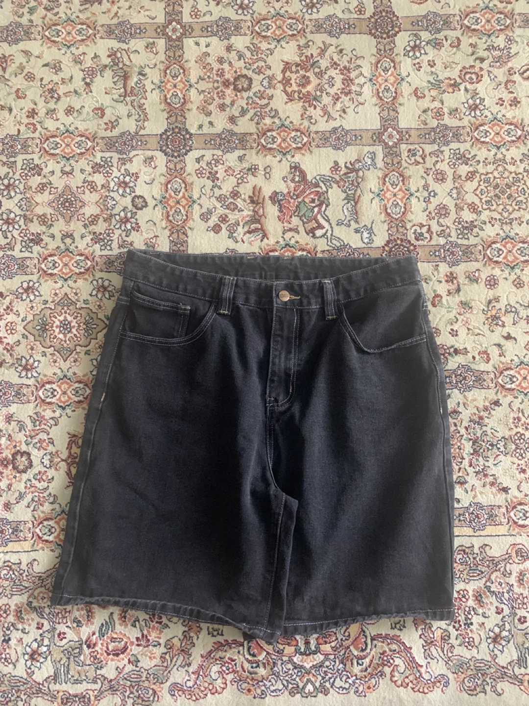 Carhartt Black Denim Shorts - Replica