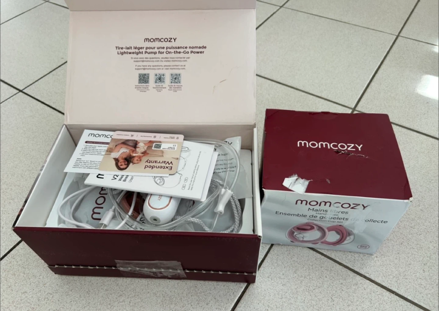 New Opened box -  Momcozy V2 Pro Electric Double Breast Pump - photo 2