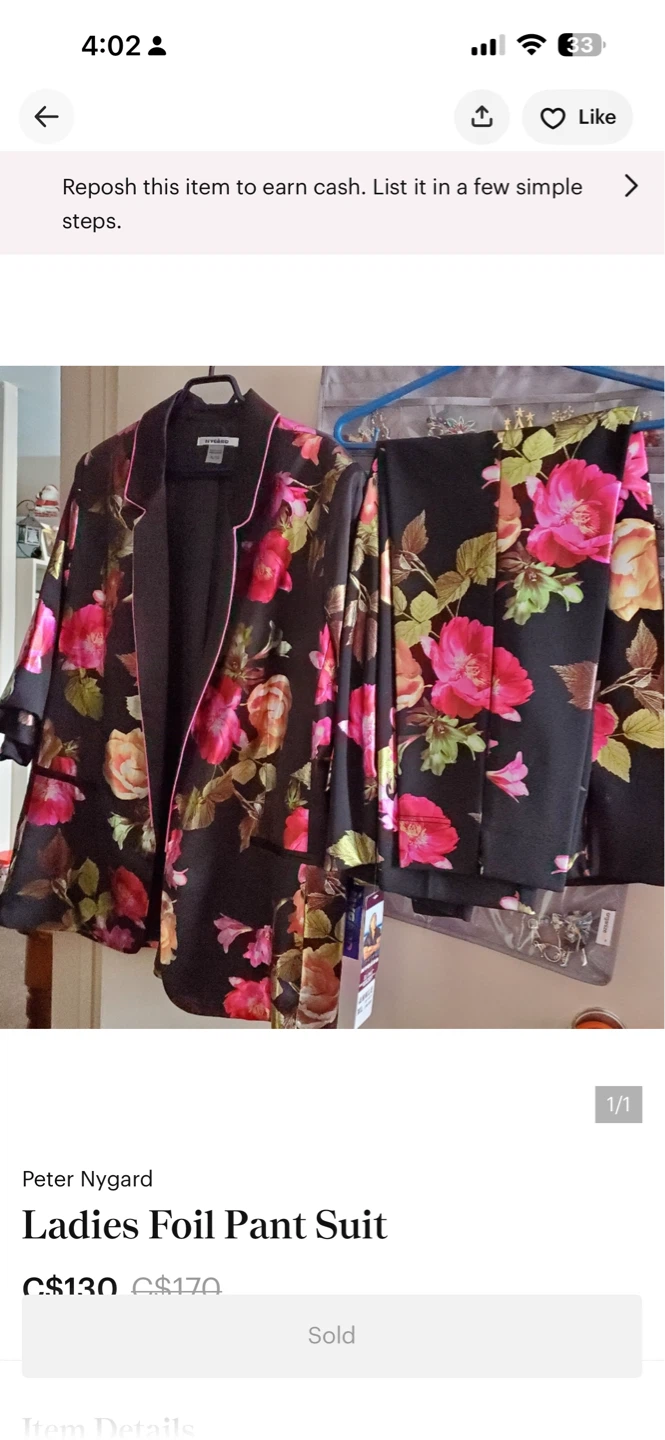 Selling gold garden elegant suit - photo 2