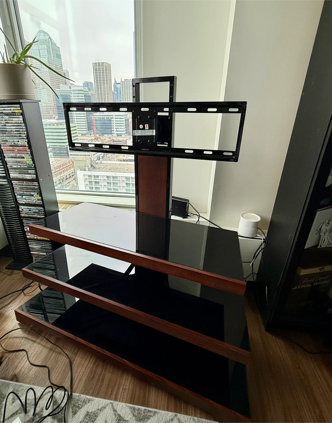 TV Stand with Mount and 3-Tier Shelf - photo 3