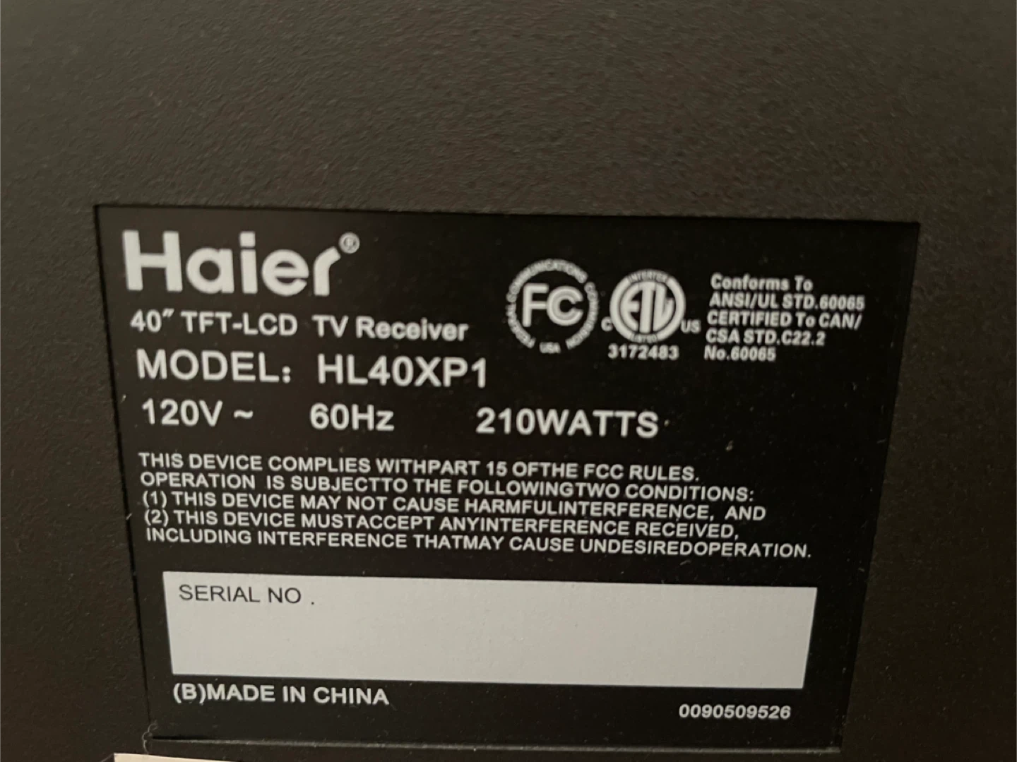 Haier TV with Remote - photo 3