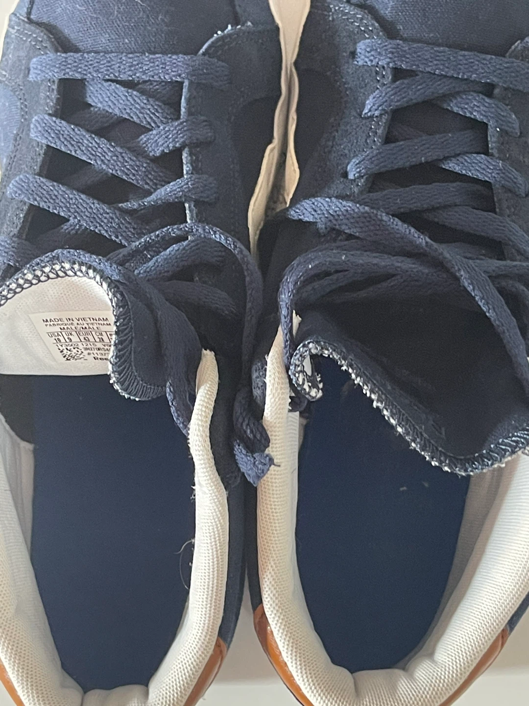 Reebok Men's Navy Mid-Top Sneakers - Size 10 - photo 4