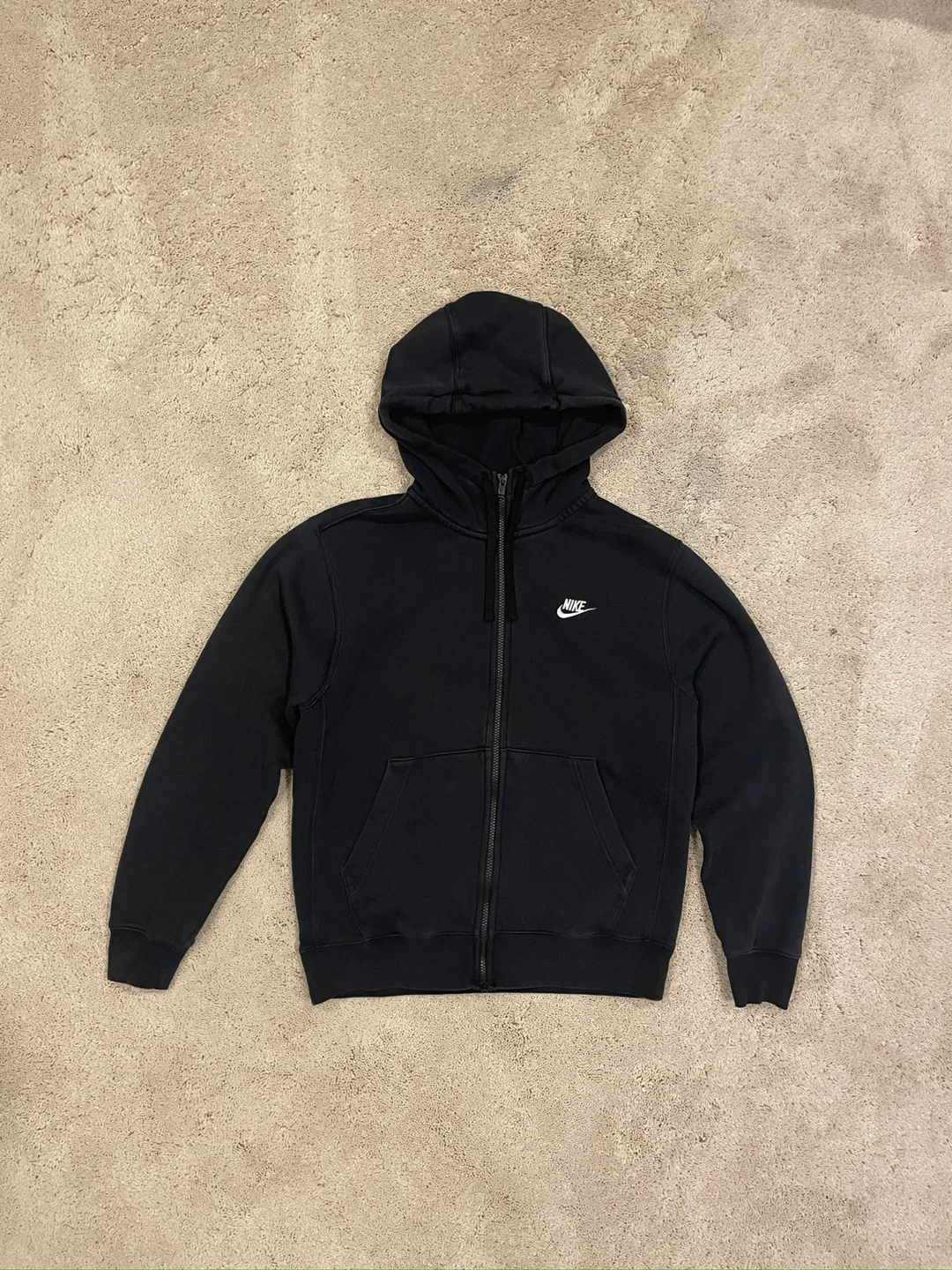 Nike Full Zip Hoodie - Black