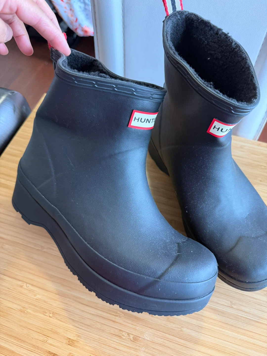 Hunter  Black Insulated Ankle Boots unisex eu40-41