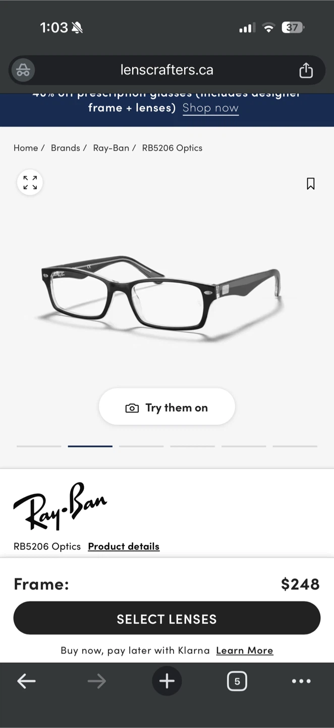 Ray-Ban RB 6206 Optics Eyeglasses - photo 2