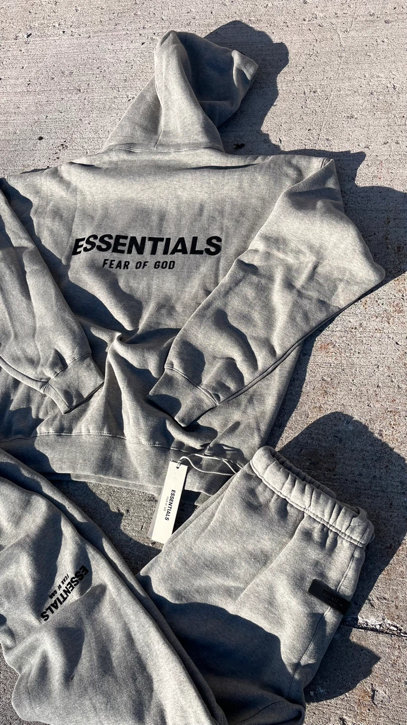 Dark oatmeal essential tracksuit - photo 3