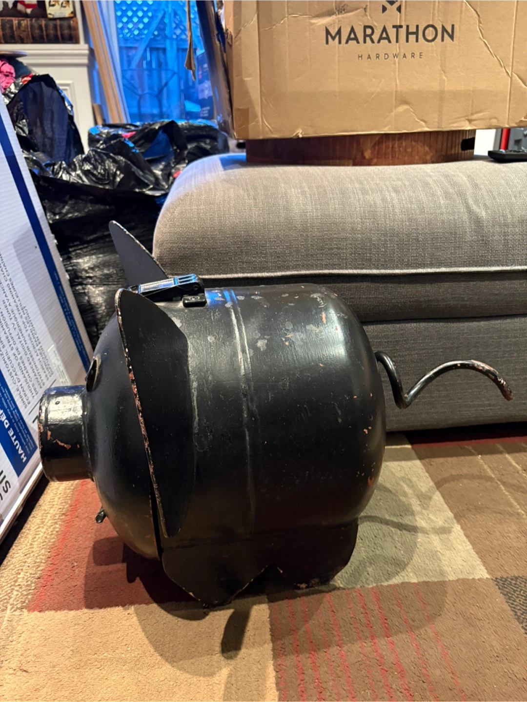 Vintage Black Piggy Bank - photo 2