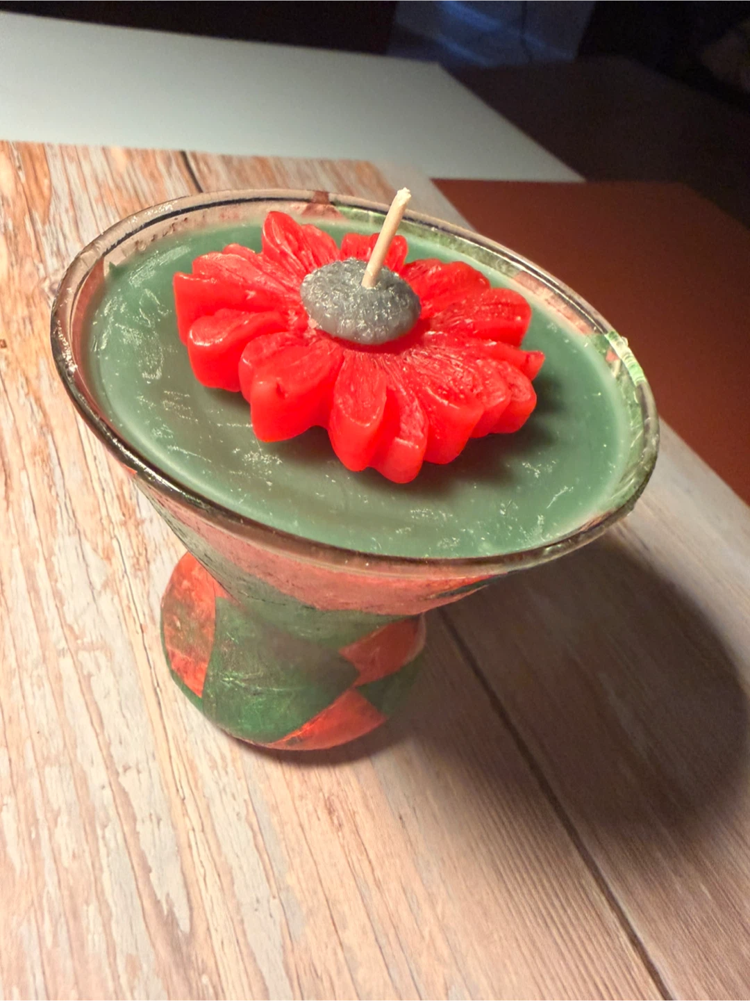 Holiday Martini Glass Candle - photo 5