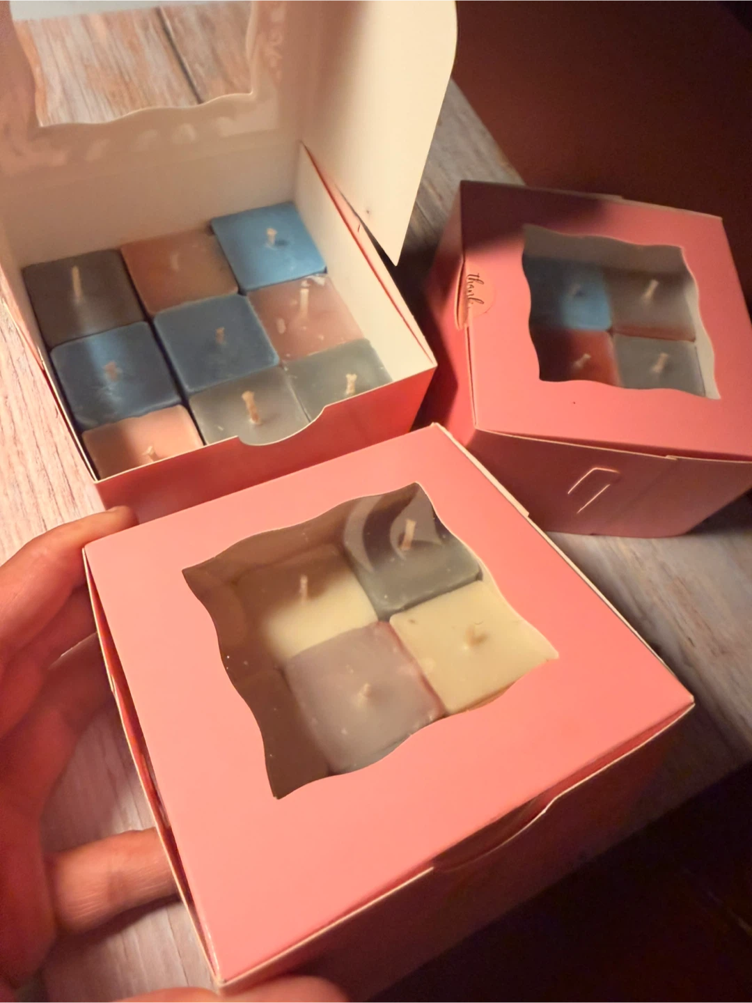 Set of 9 Scented Cube Candles - photo 3