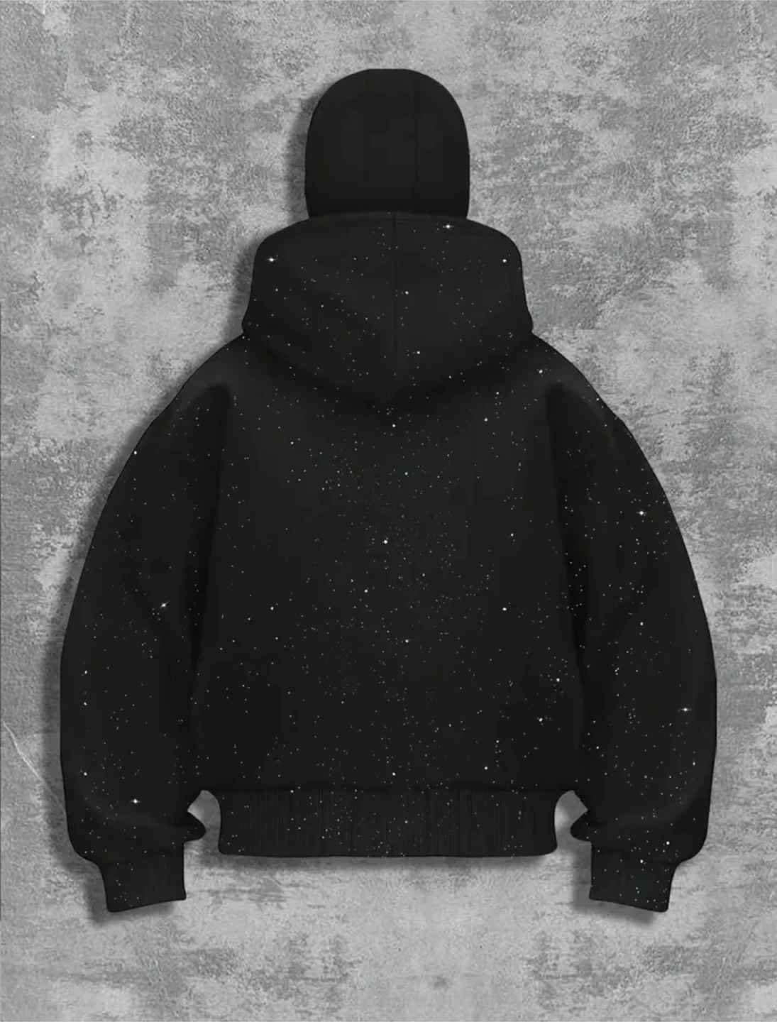 New Black Hoodie with Balaclava Face Cover - photo 2
