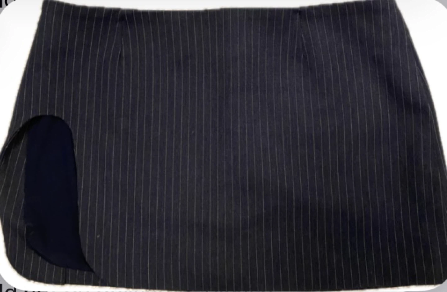 BY. DLYN Navy Pinstripe Bolero Jacket and Skirt - photo 3