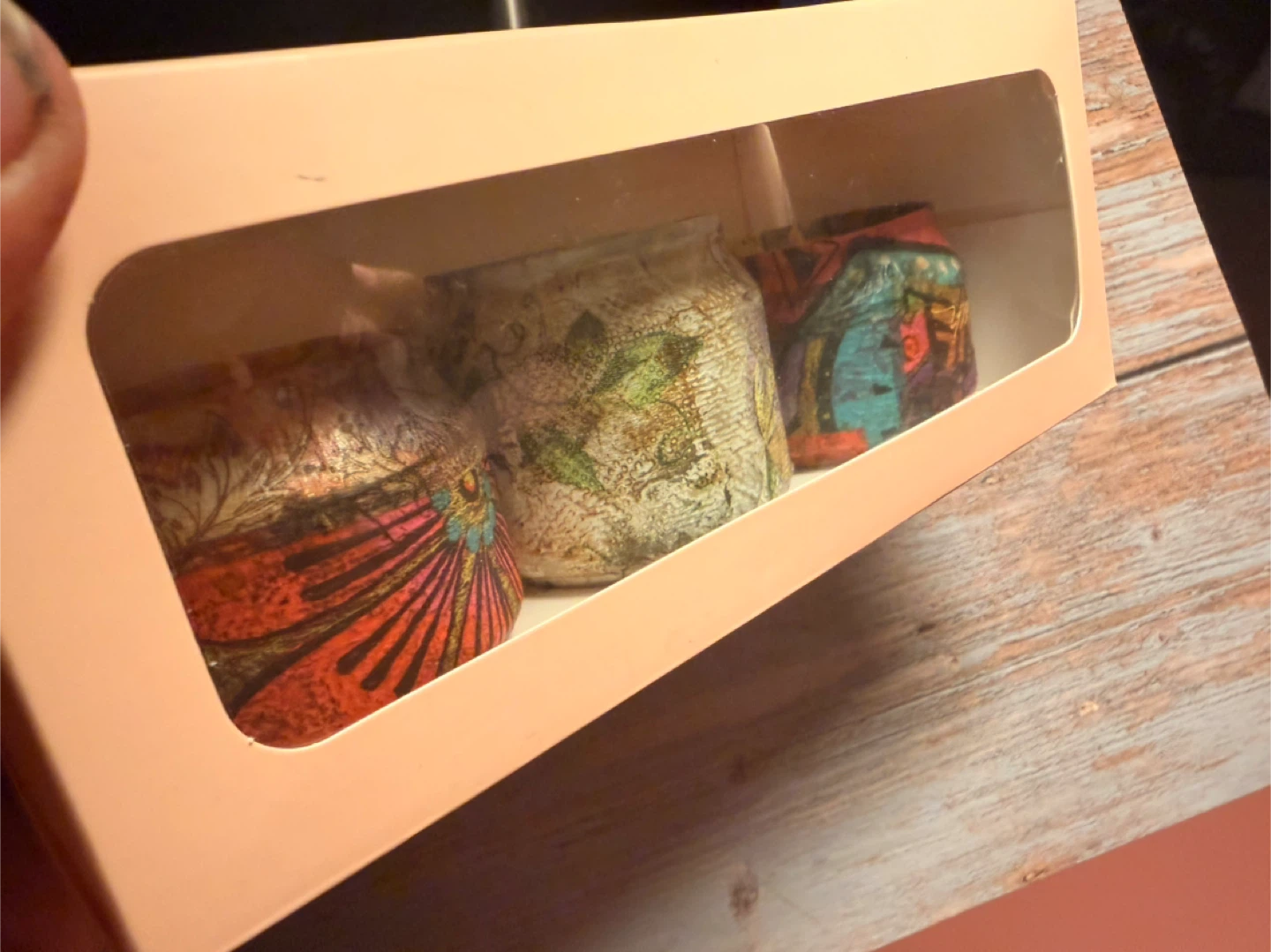 Set of 3 Decorative Scented Candles