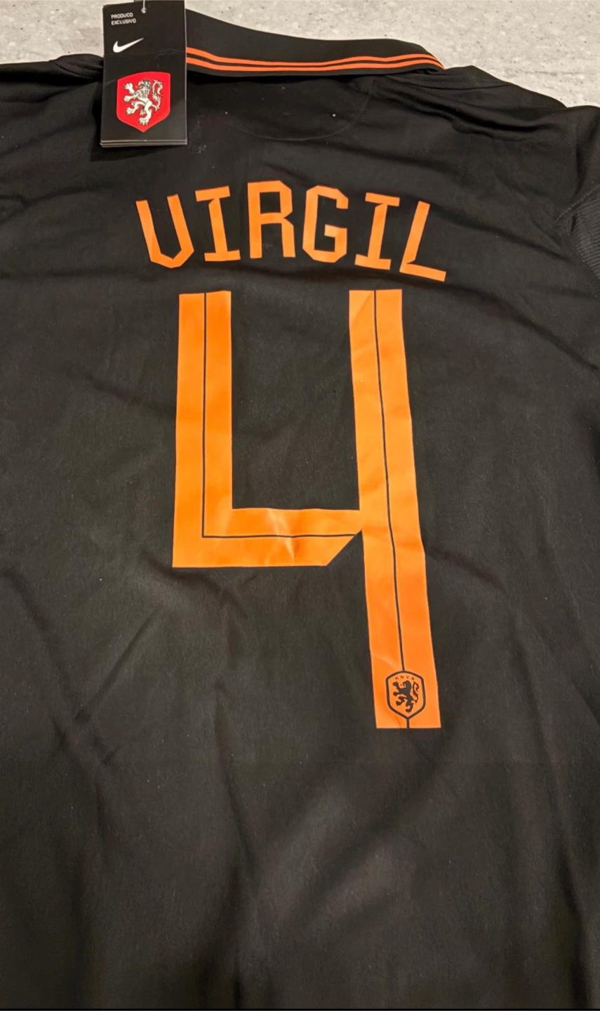 Nike Netherlands Soccer Jersey Virgil van Dijk #4 - photo 2