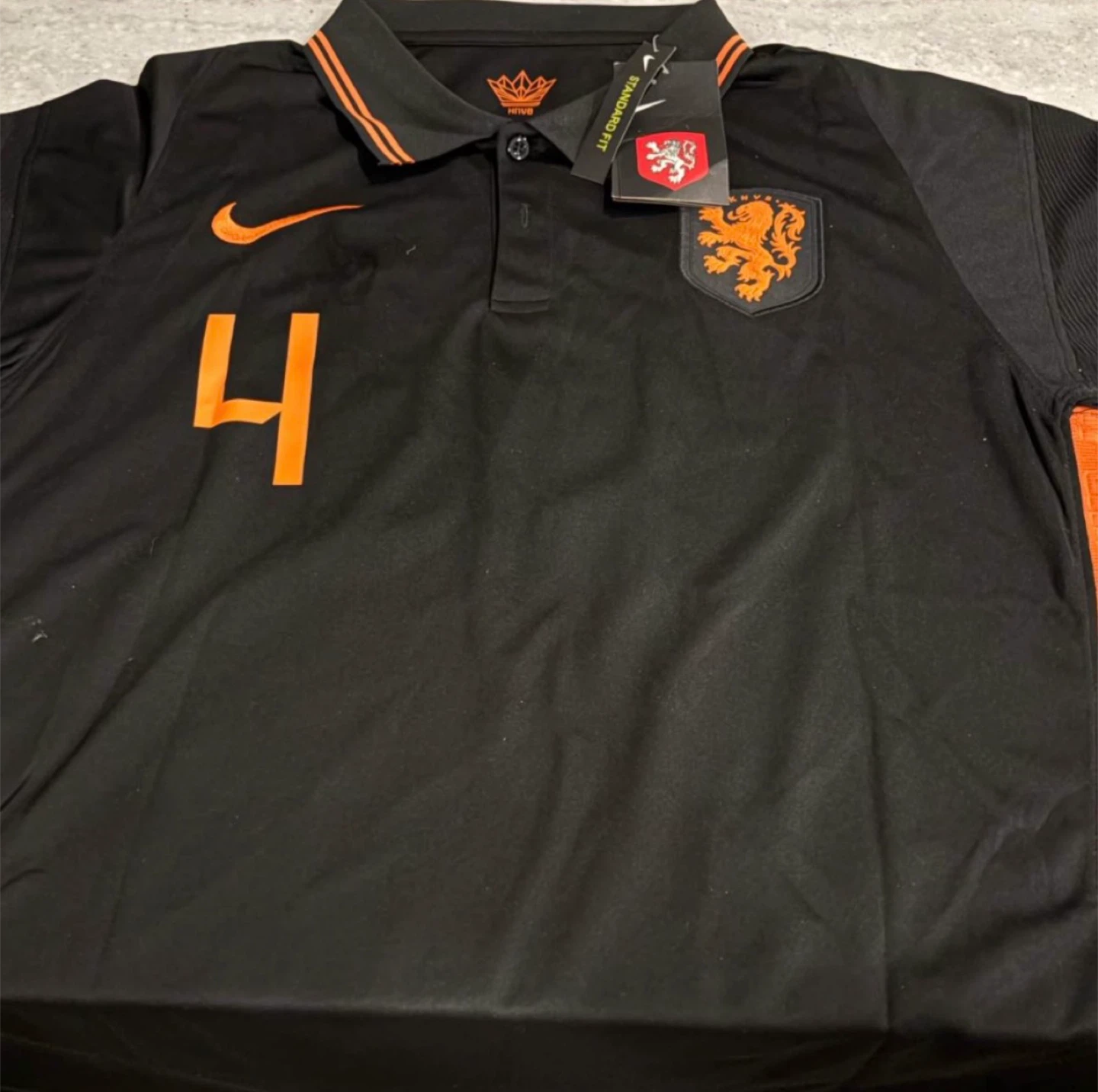Nike Netherlands Soccer Jersey Virgil van Dijk #4 - photo 5
