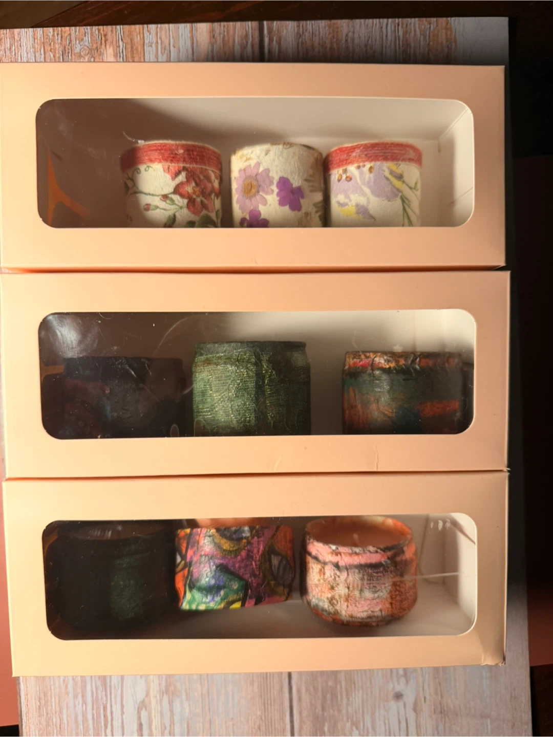 Set of 3 Decorative Candles