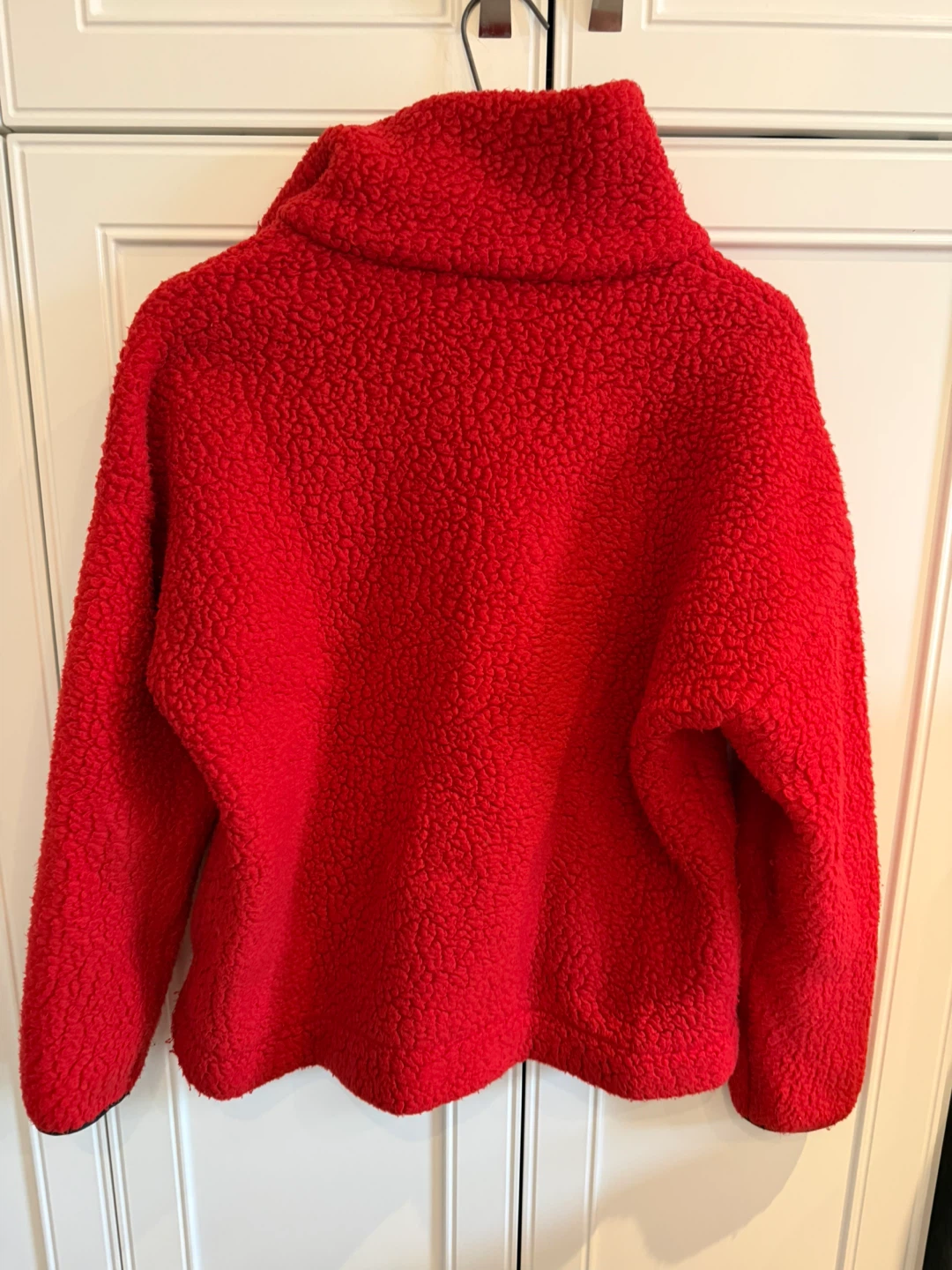 J. Crew Red Vintage Fleece Pullover Sweatshirt - Size M - photo 3