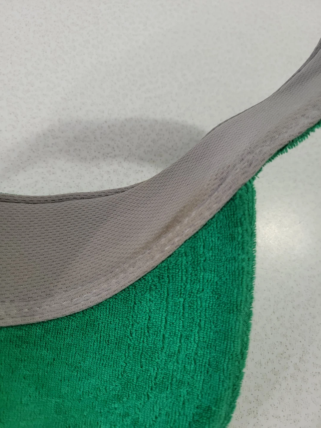 Adidas Green Terry Cloth Visor Hat - photo 5