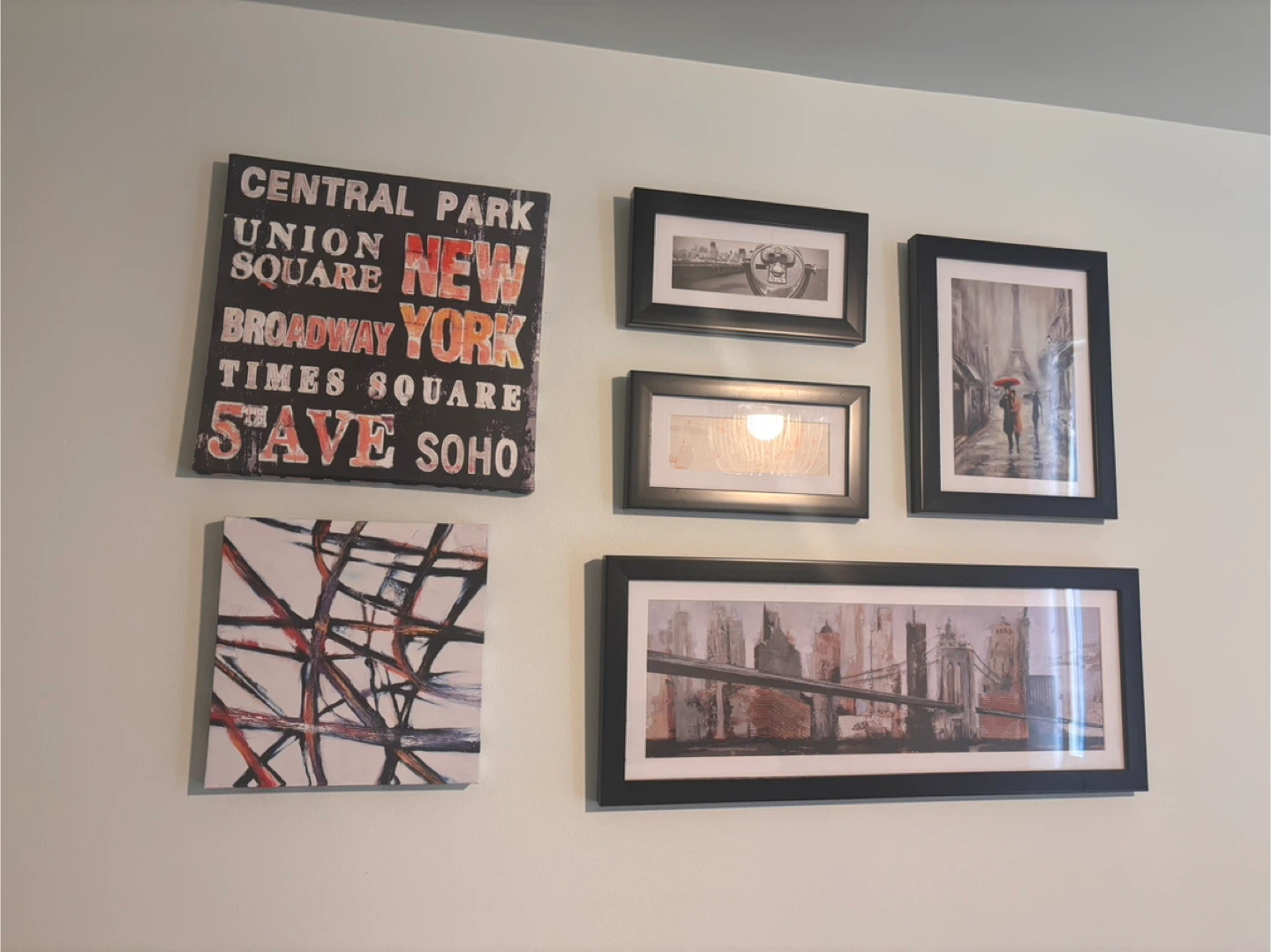 Set of 6 framed wall art pieces - photo 3