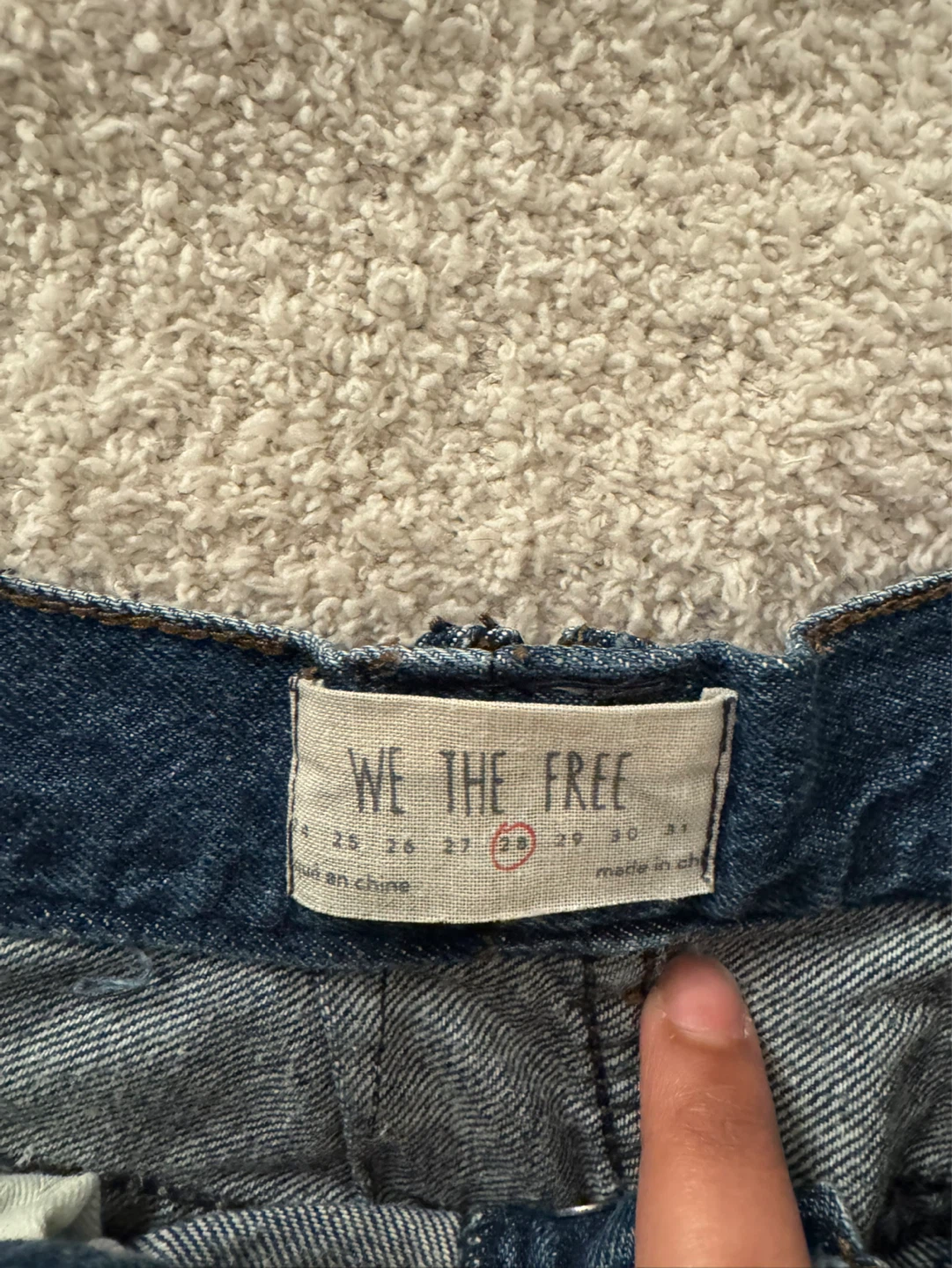 WE THE FREE Denim Shorts Size 28 - photo 2