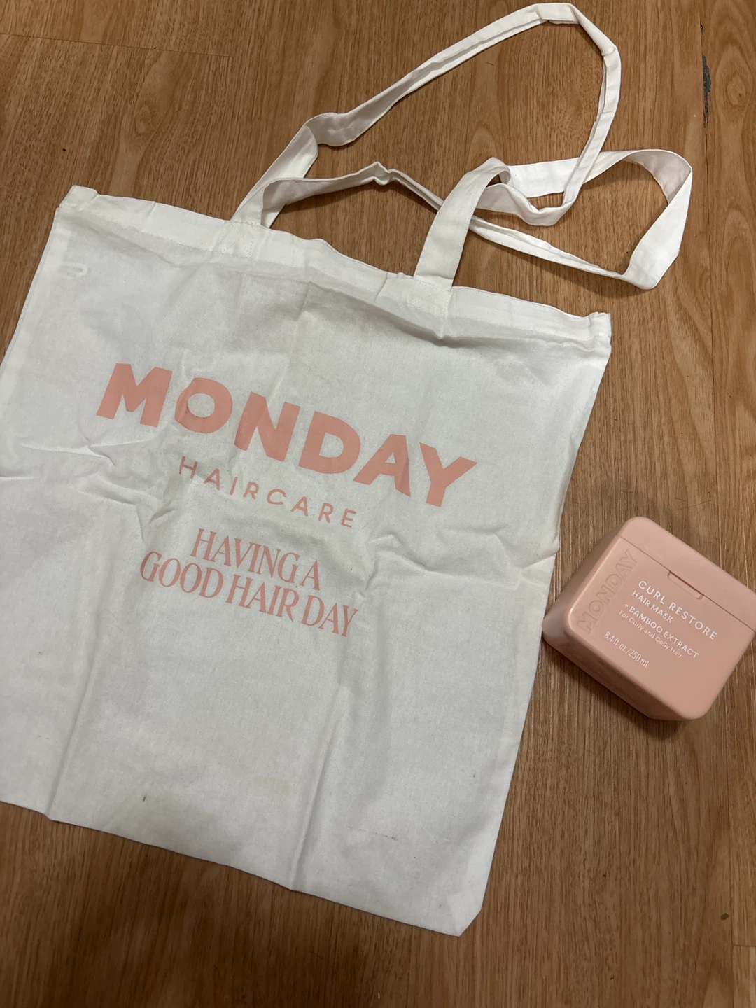 Monday Haircare Curl Restore Hair Mask & Tote Bag