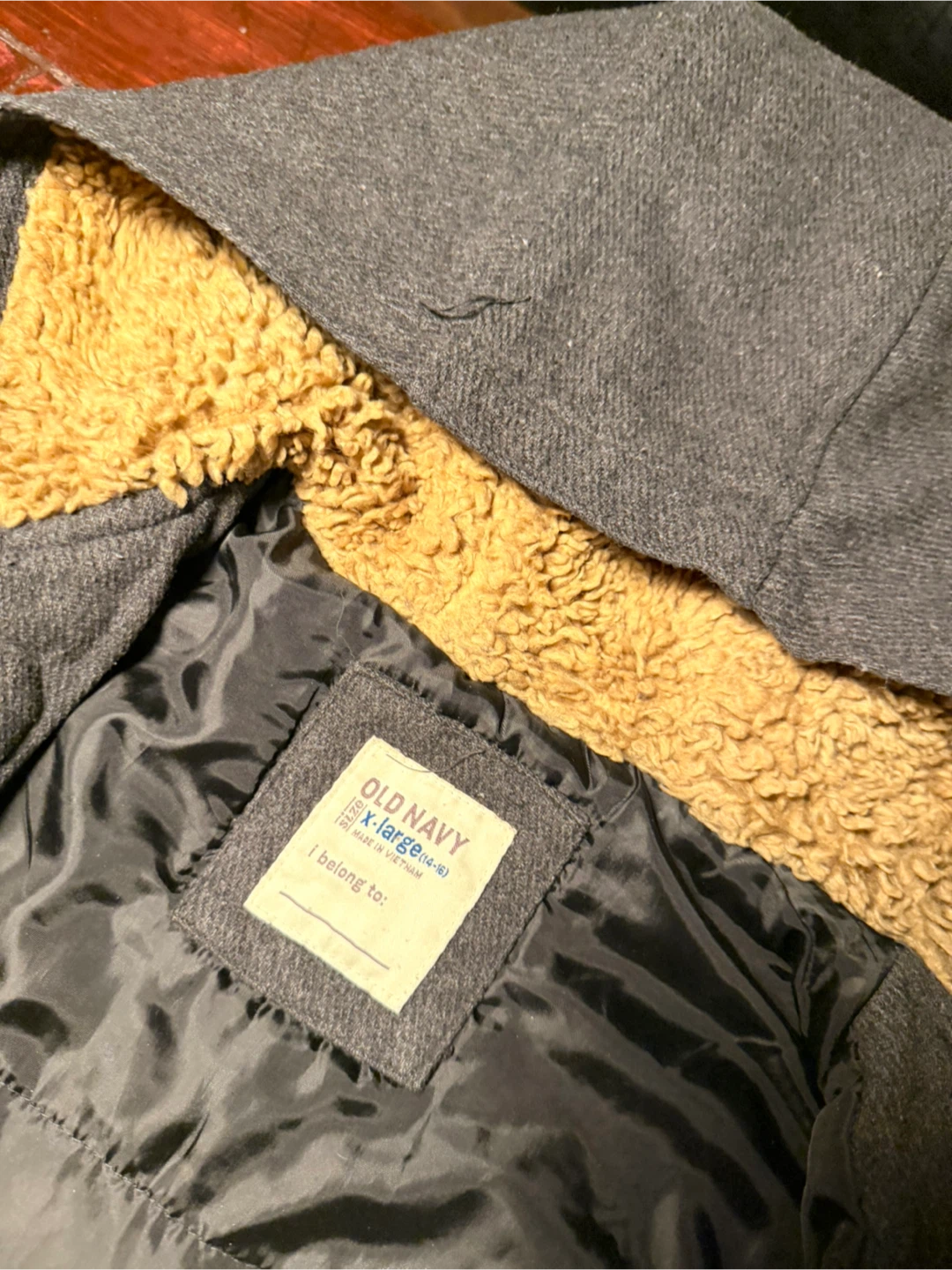 Old Navy   Grey Toggle Coat - XL (14-16) - photo 5