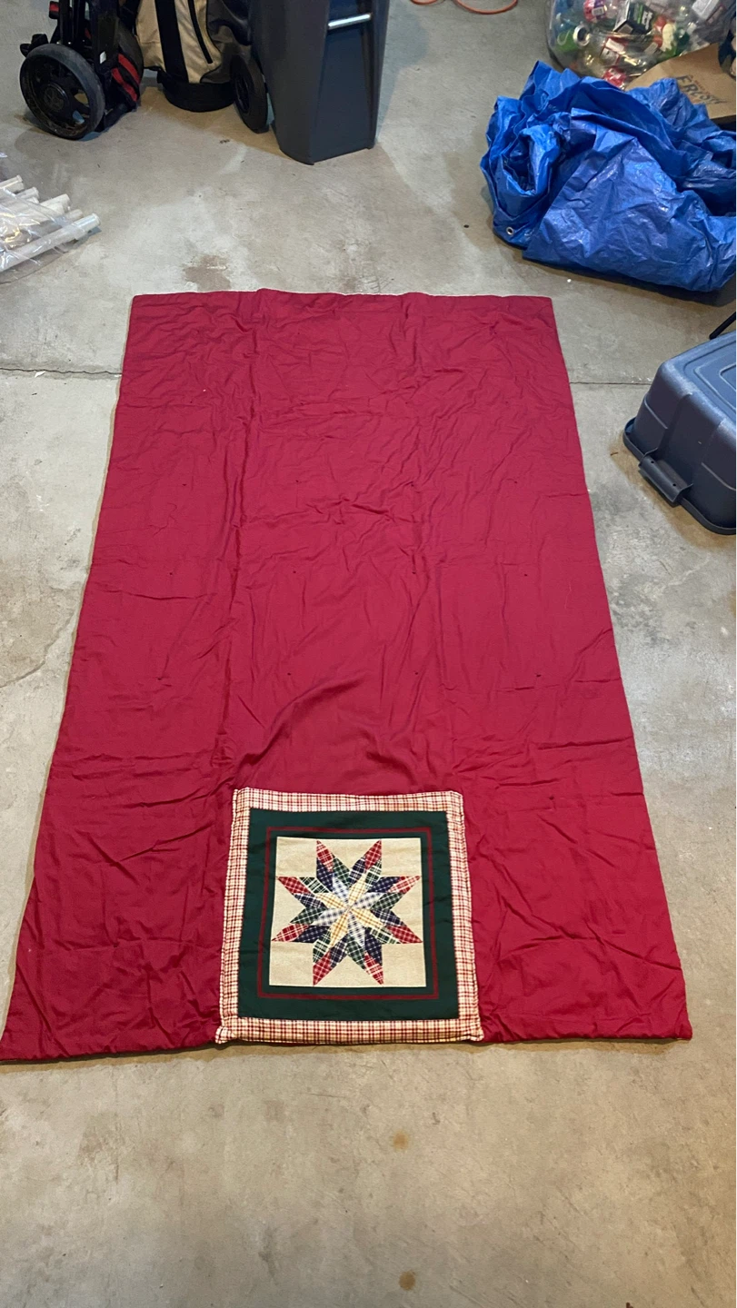 Quilted Throw Blanket  that turns into a Pillow