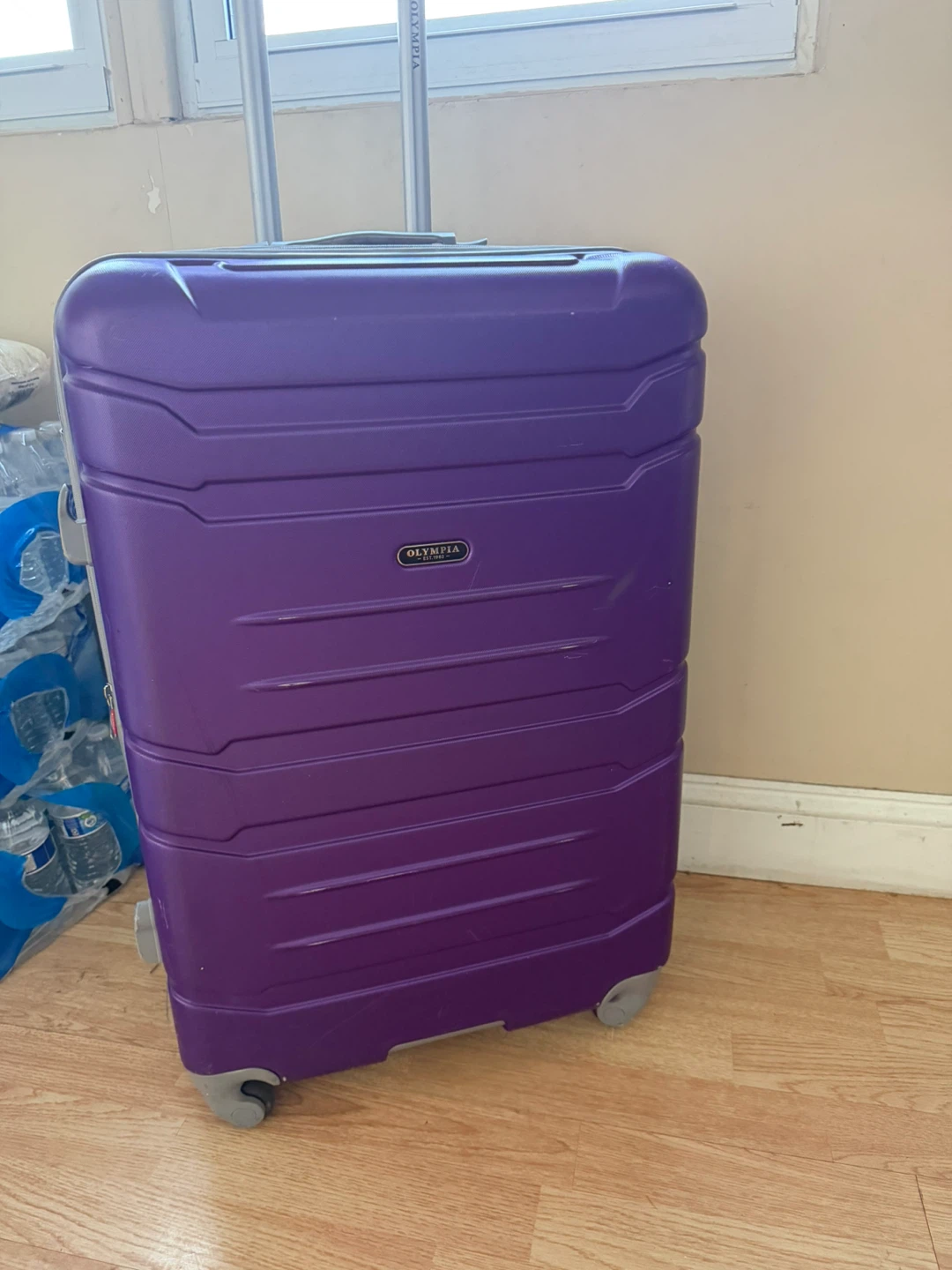 Olympia Purple Hardside Spinner Luggage