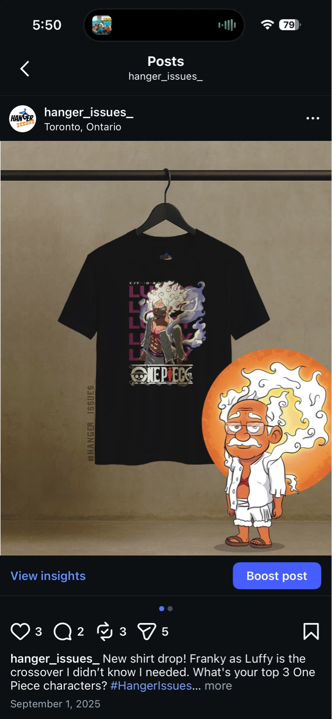 One Piece T-Shirt - Luffy, Zoro, Chopper Designs - photo 2