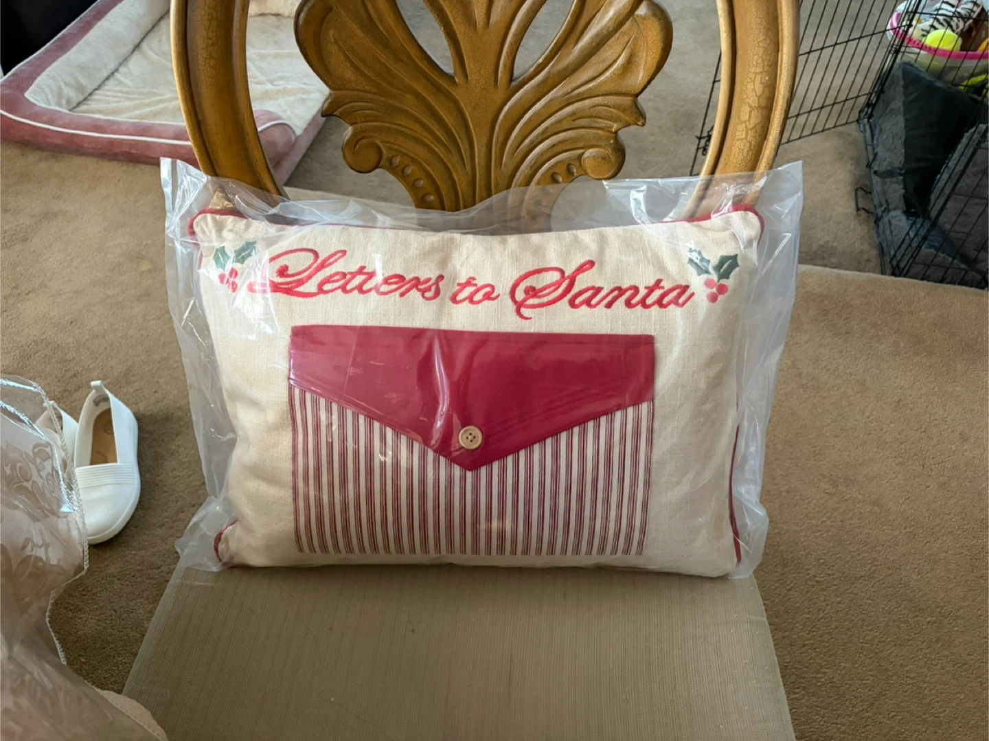 Letters to Santa Pillow