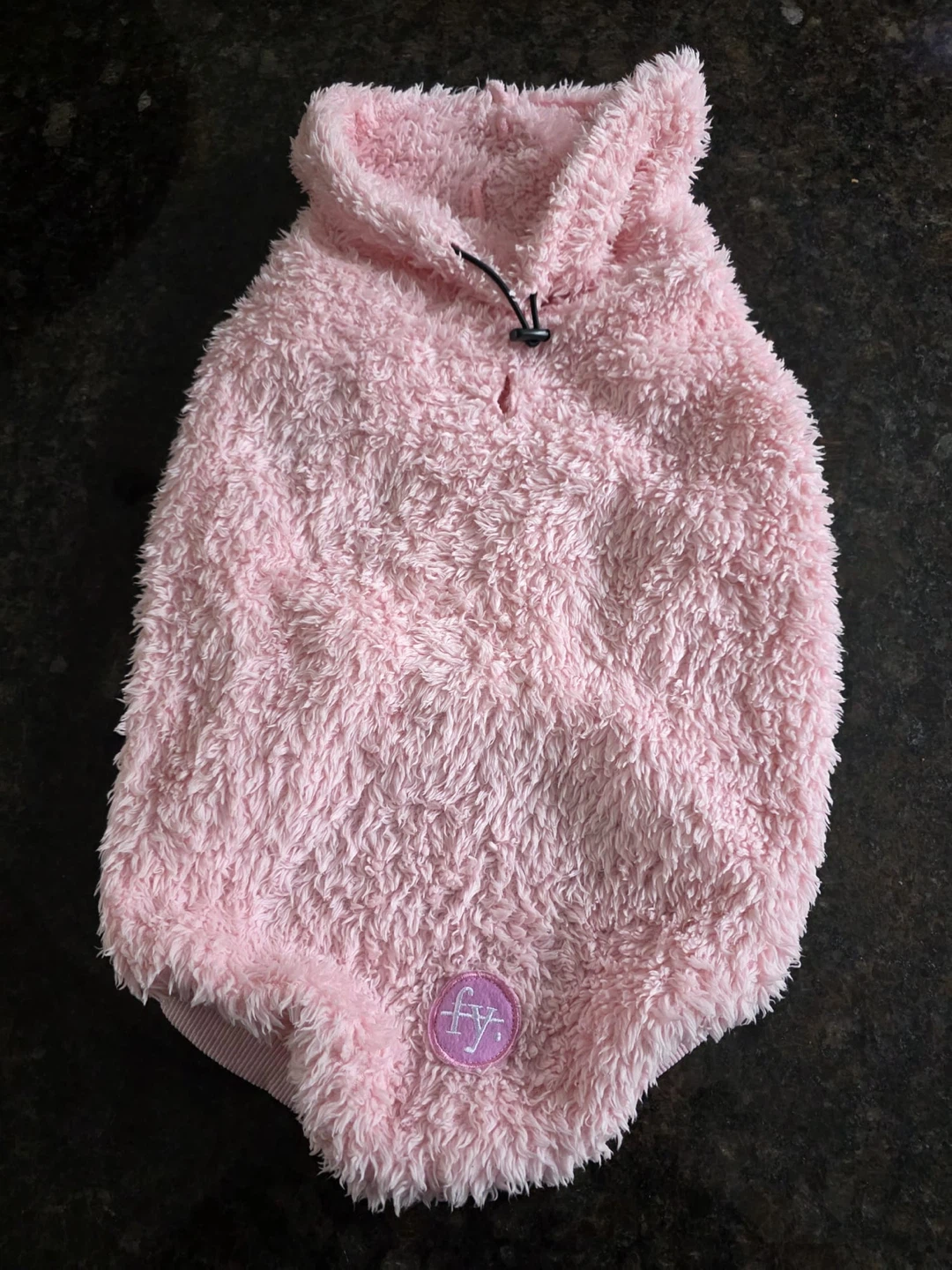 Pink Fuzzy Dog Sweater