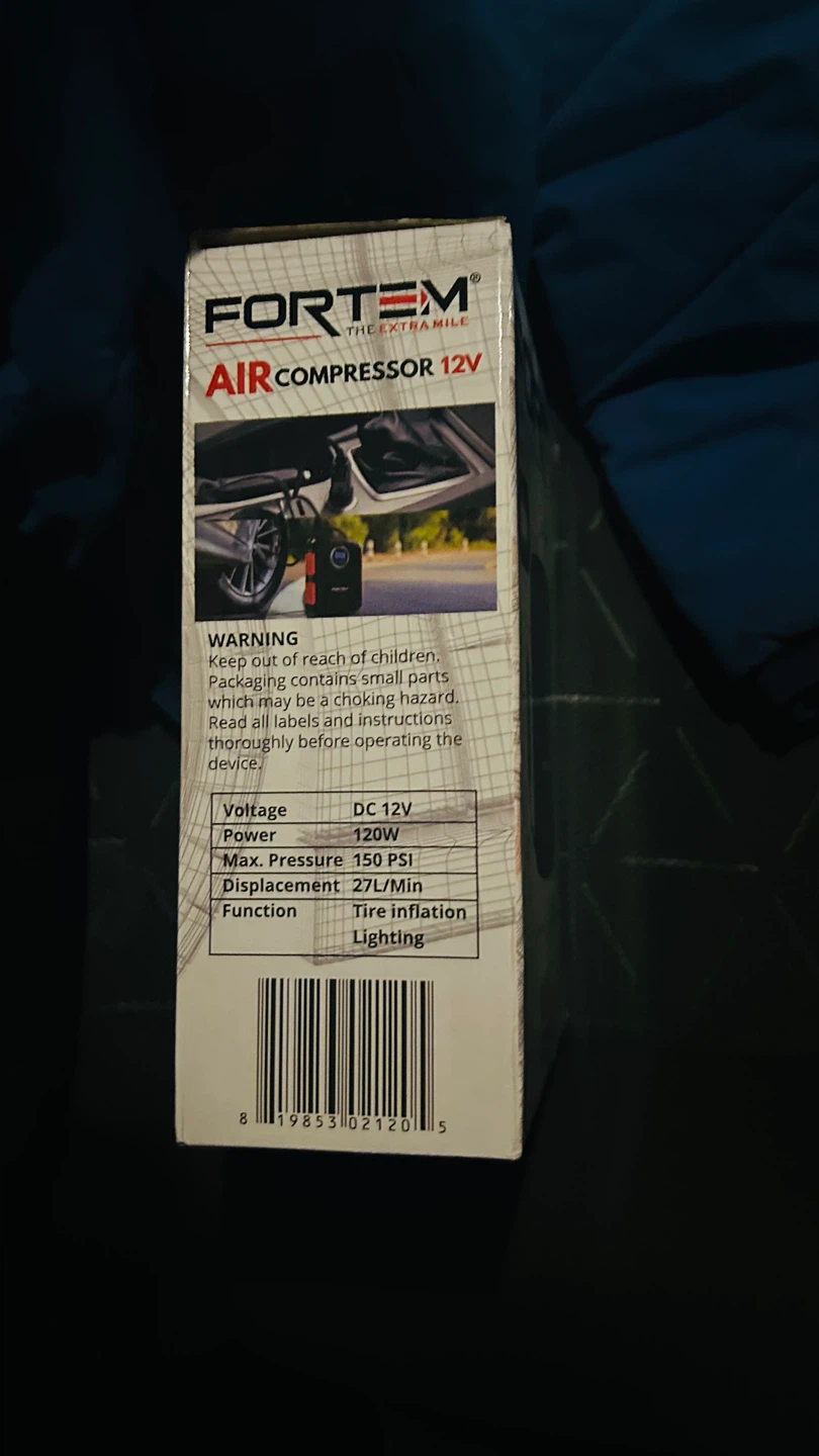 Fortem Air Compressor 12V - photo 4