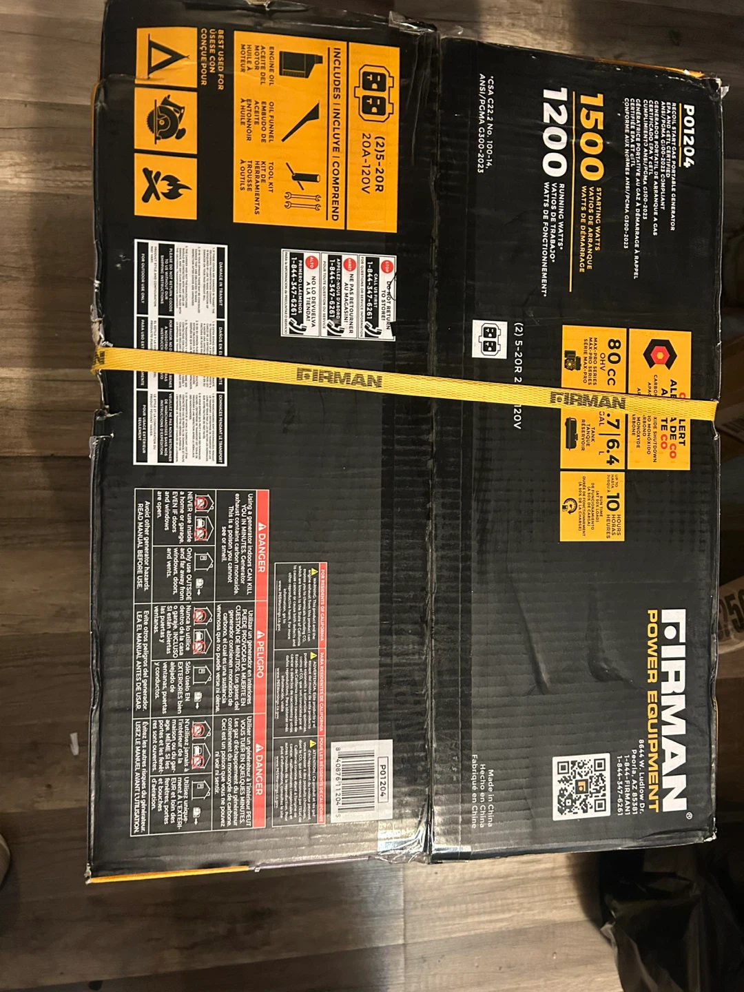 FIRMAN 1200 Watt Portable Generator - photo 2