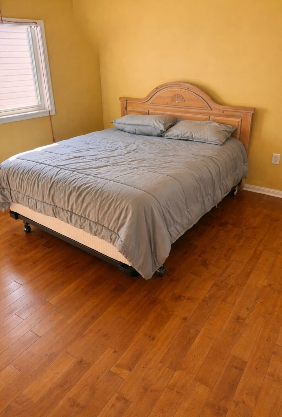 Queen Bed Frame with headboard & Box Spring