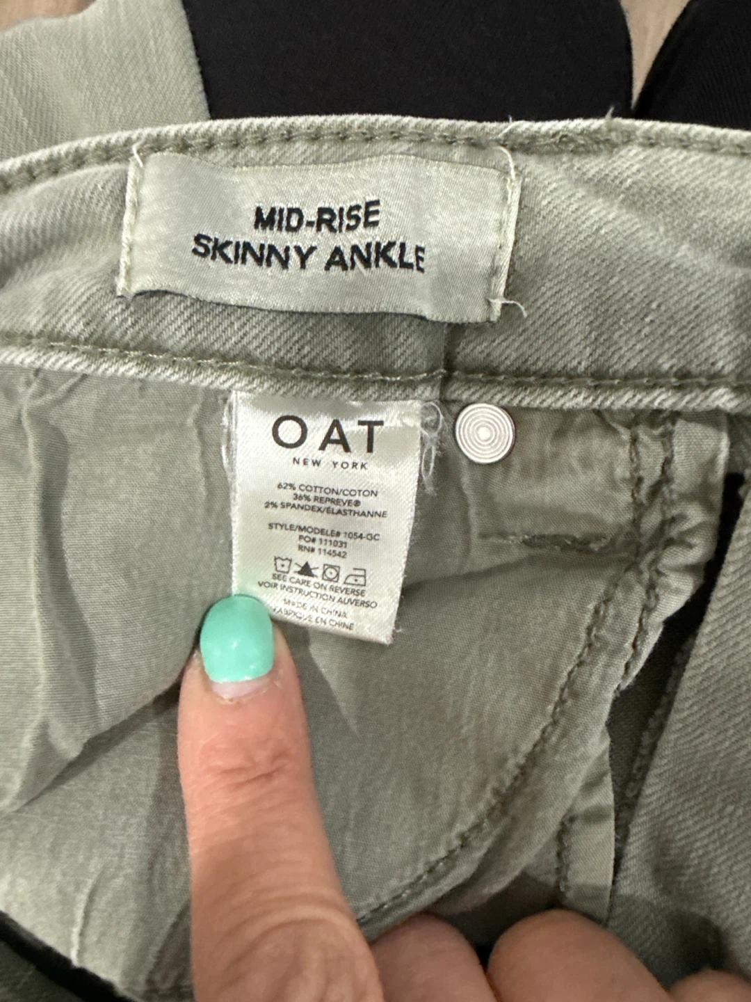 OAT New York Mid-Rise Skinny Ankle Jeans - Size 28 - photo 5