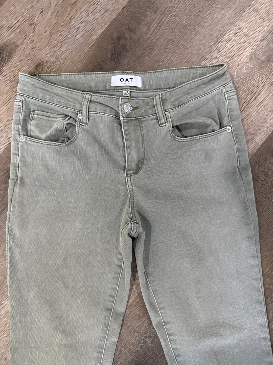 OAT New York Mid-Rise Skinny Ankle Jeans - Size 28 - photo 2