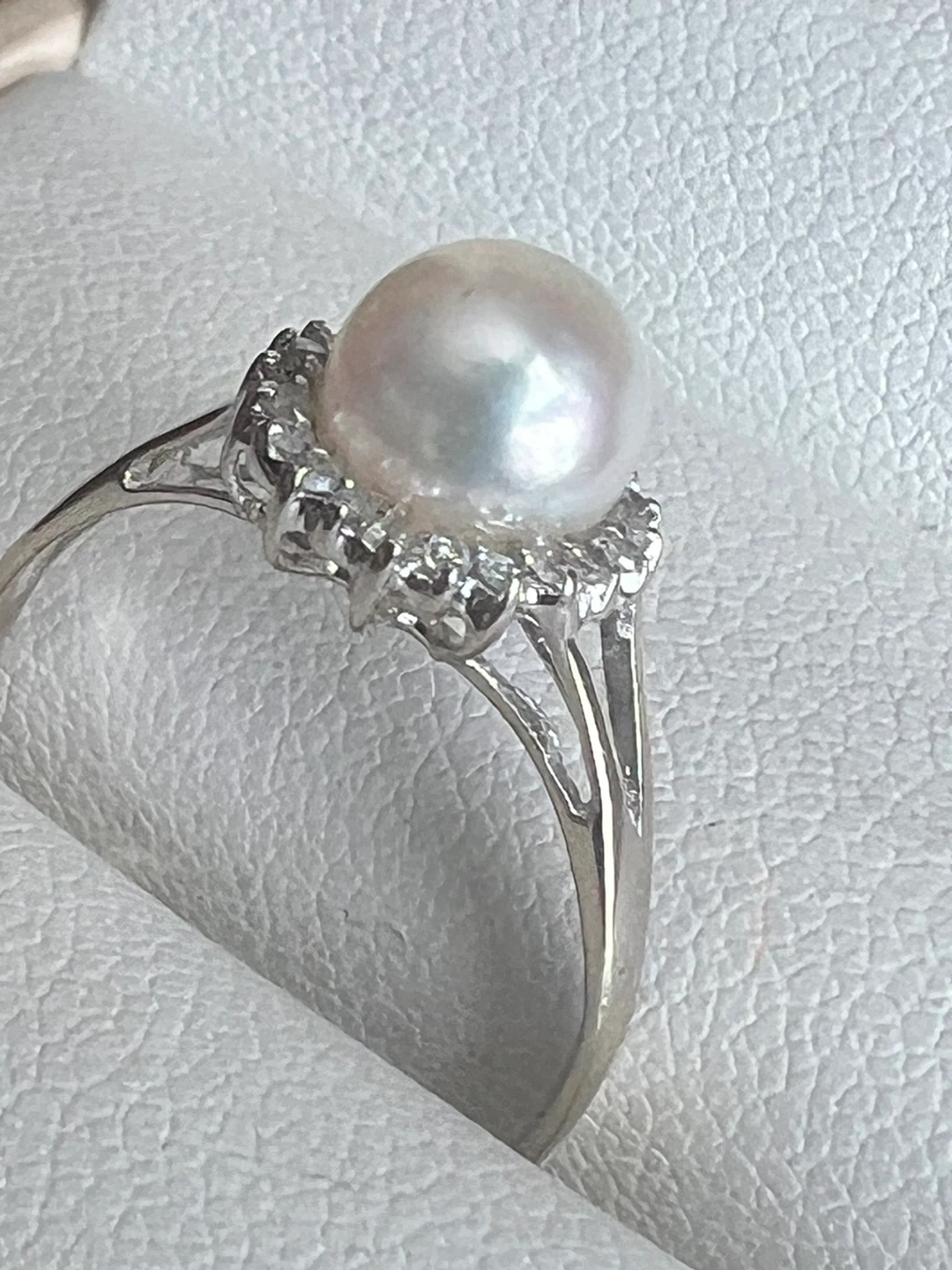 14 k Pearl and Diamond Ring - photo 4