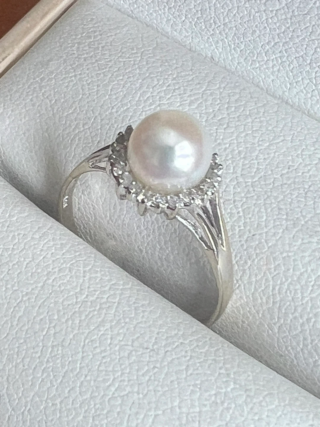 14 k Pearl and Diamond Ring - photo 2