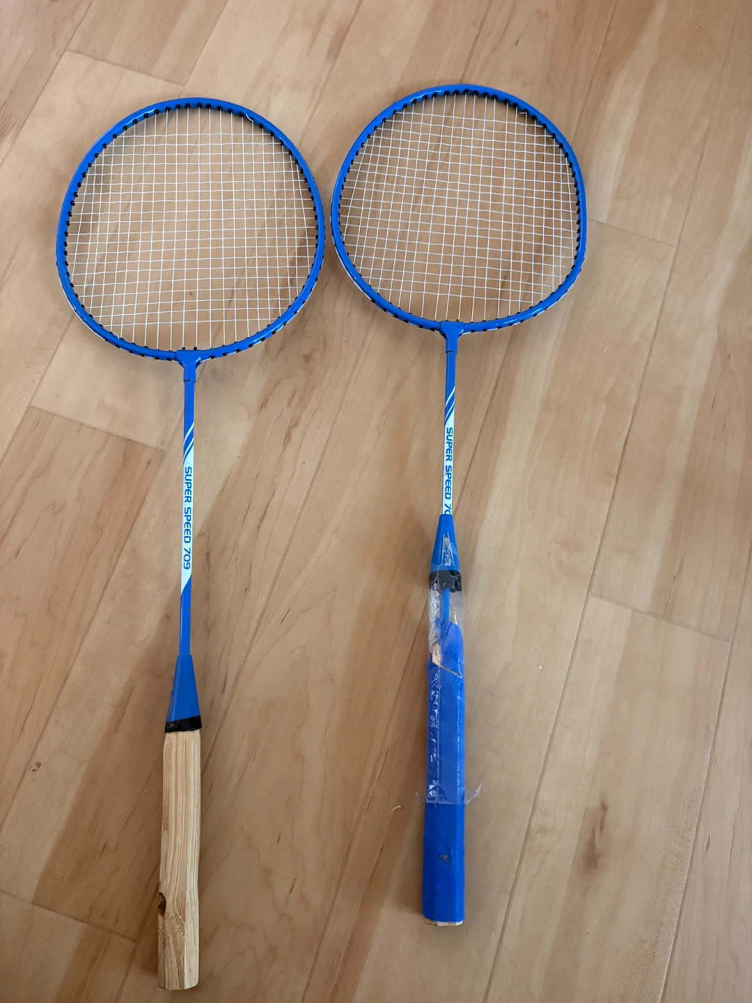 Set of 2 Blue "Super Speed 709" Badminton Rackets - photo 2